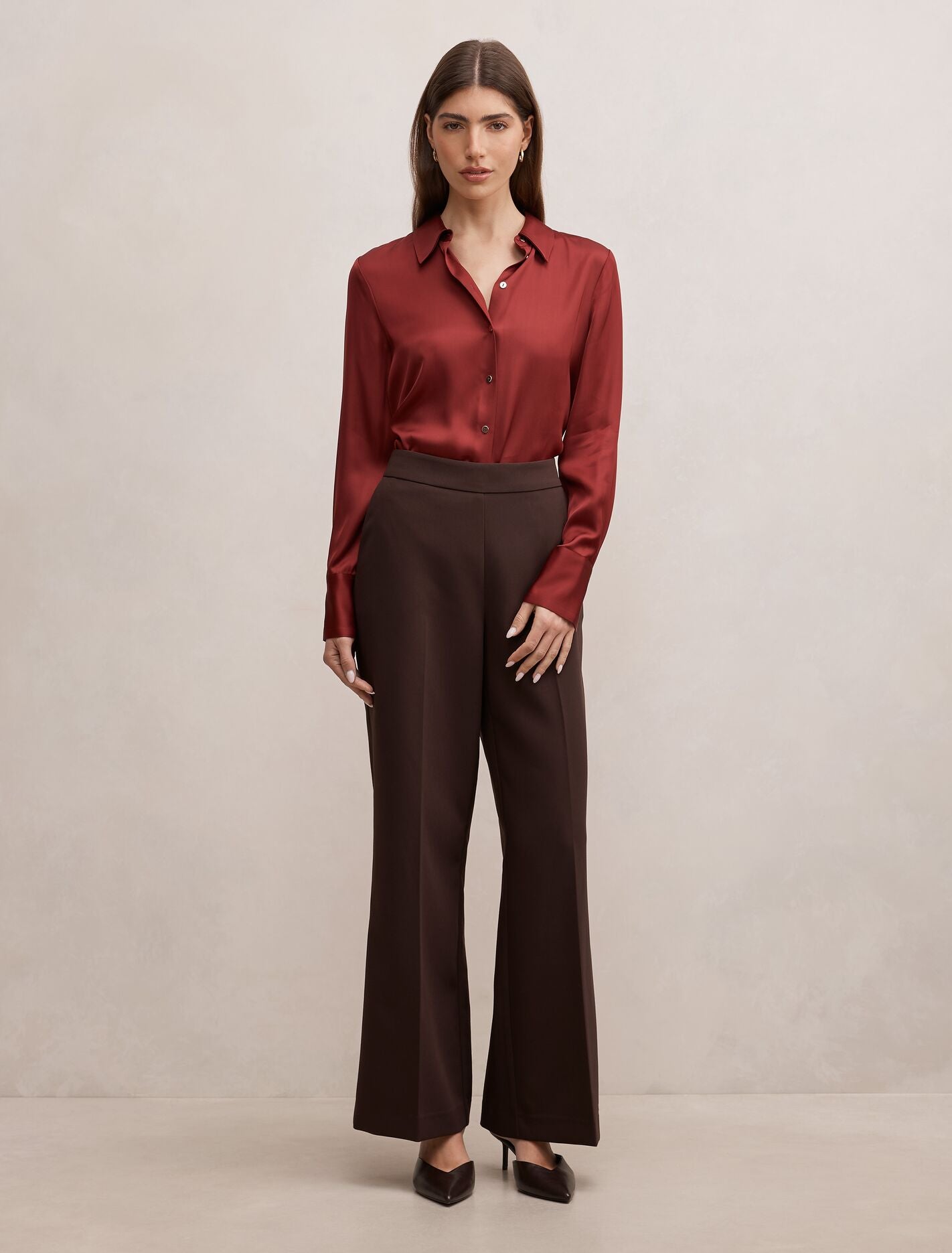 Coco Satin Shirt Forever New