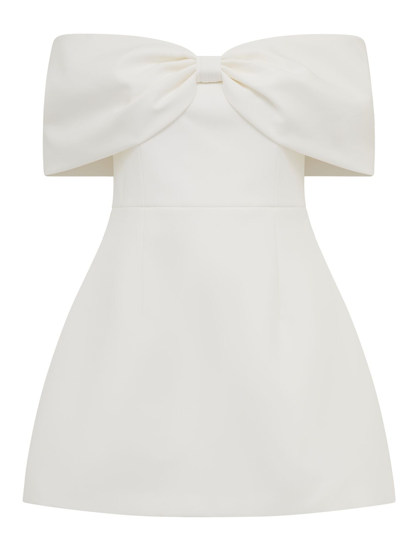 Scottie Strapless Bow Mini Dress Forever New