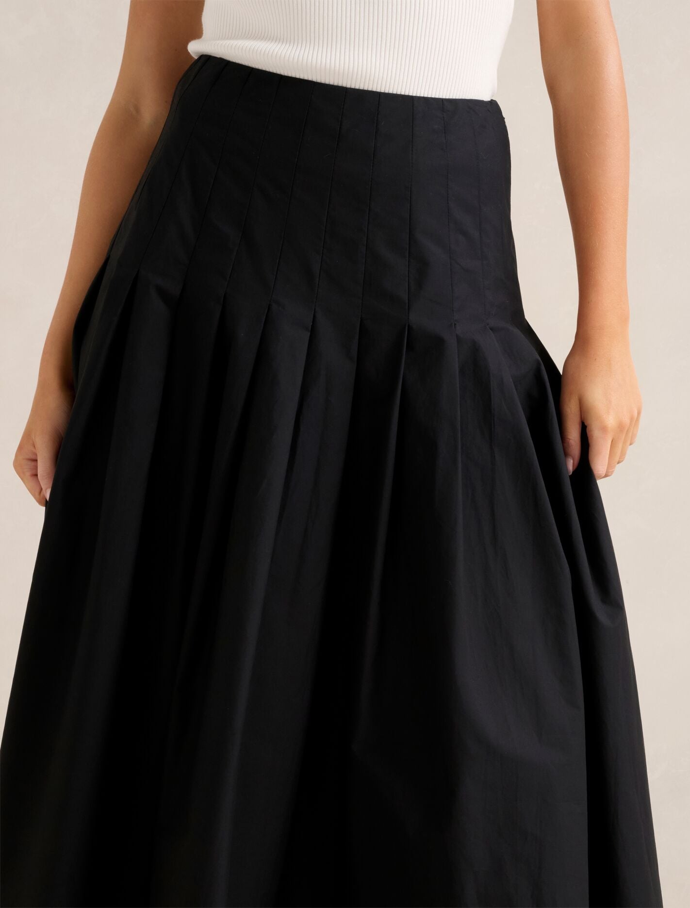 Sasha Pleated Maxi Skirt