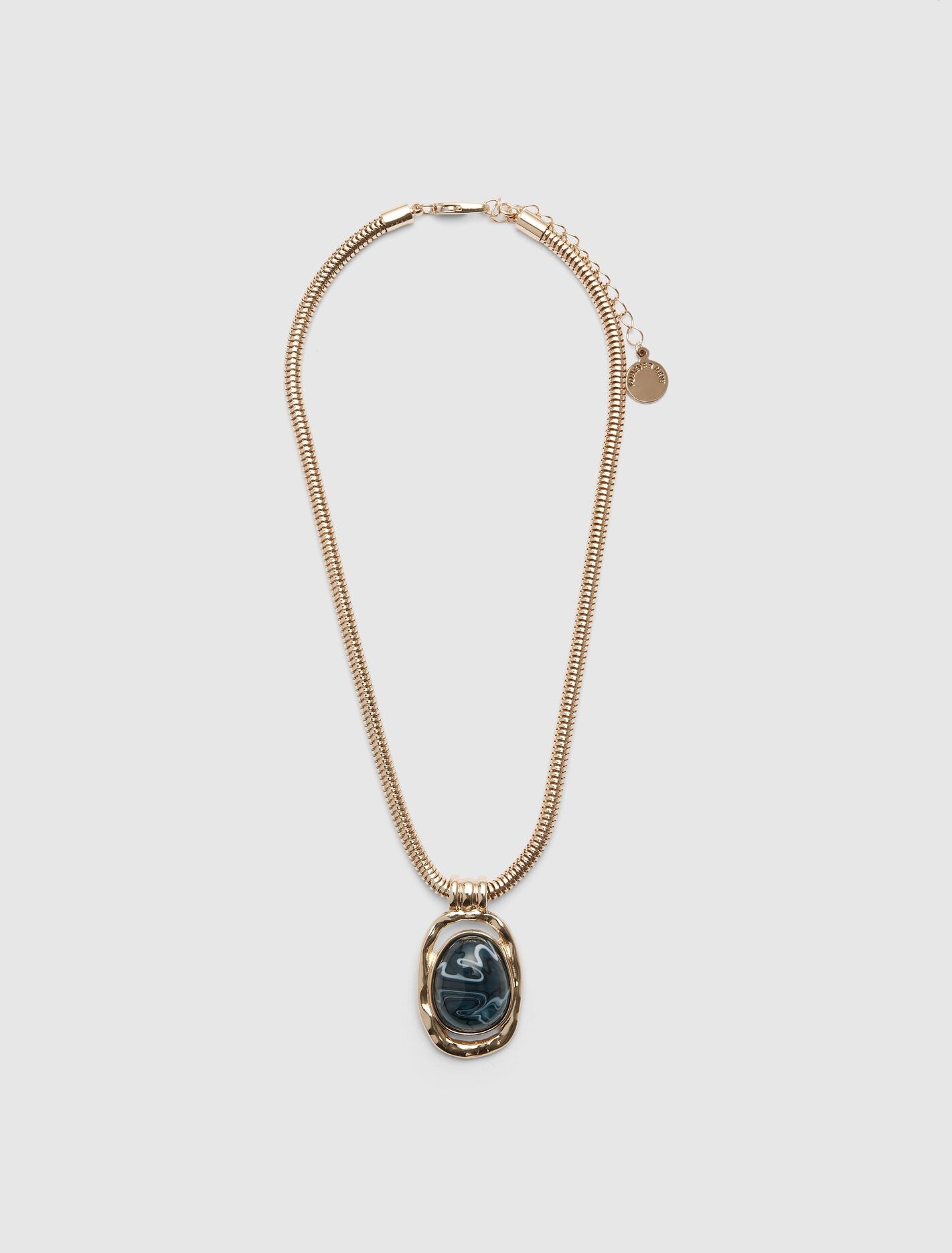 Signature Sonia Stone Necklace 0 Gold Teal Forever New