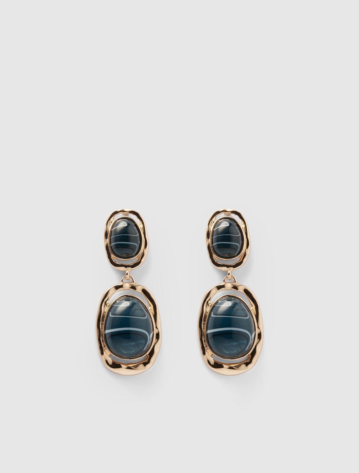 Signature Sonia Stone Drop Earrings 0 Gold Teal Forever New