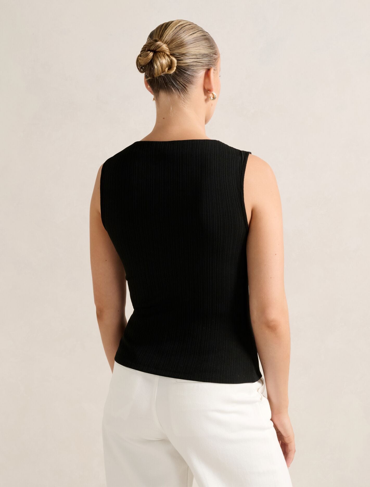 Frankie Boat Neck Tank Top Forever New