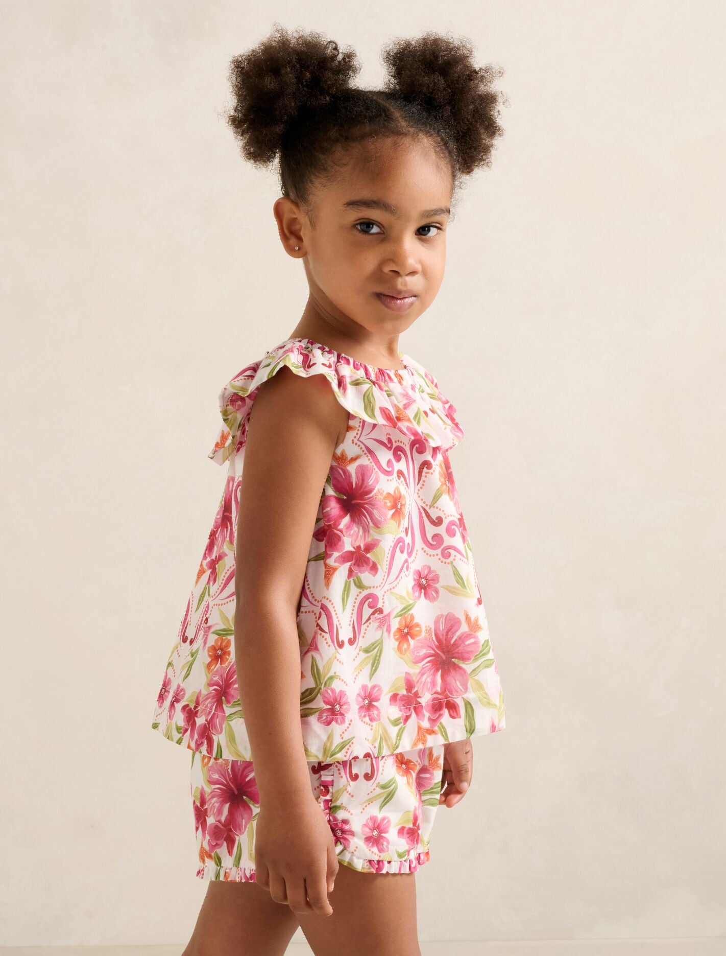 Pia Girls Ruffled Babydoll Top Forever New