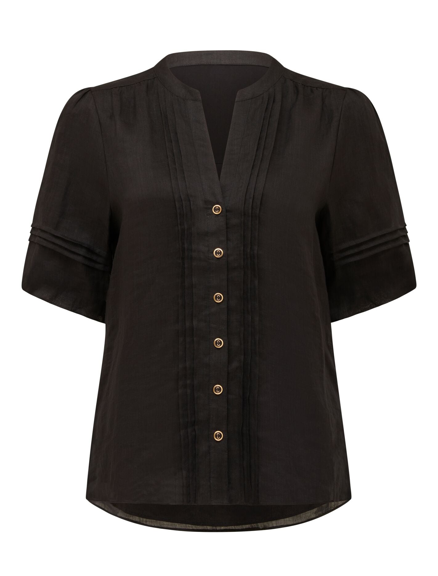 Mariella Pintuck Blouse Forever New