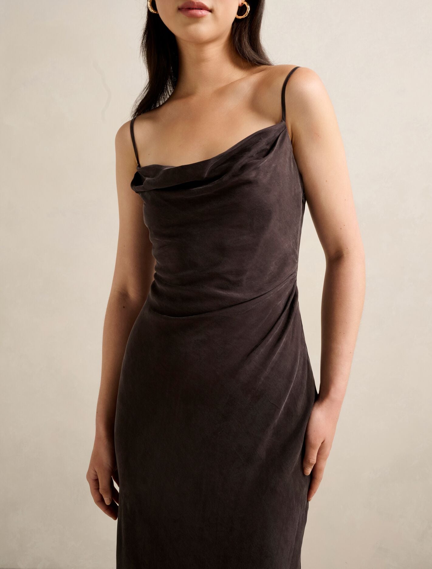 Zoe Cupro Midi Dress Forever New