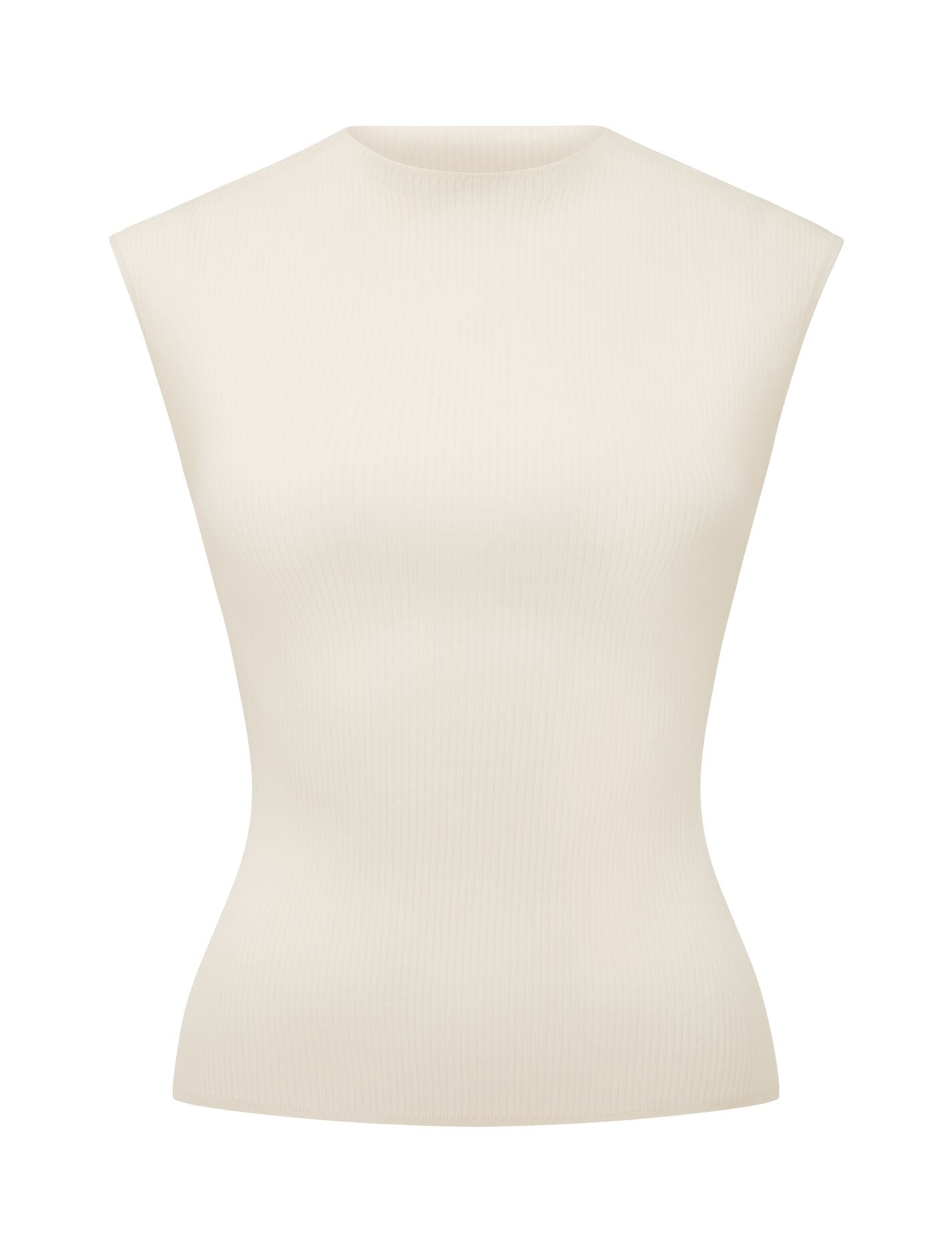 Kallie Extended Shoulder Rib Top
