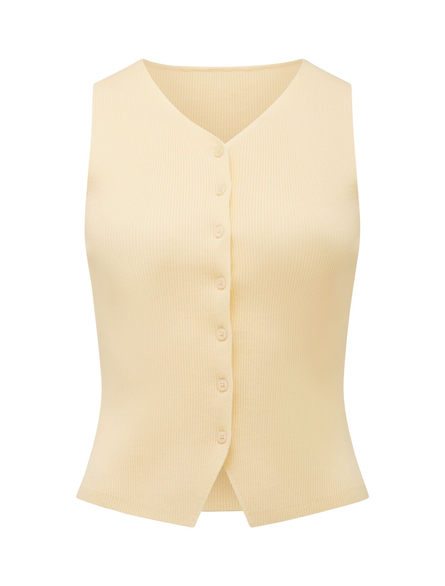 Raya Ribbed Knitted Tank Top