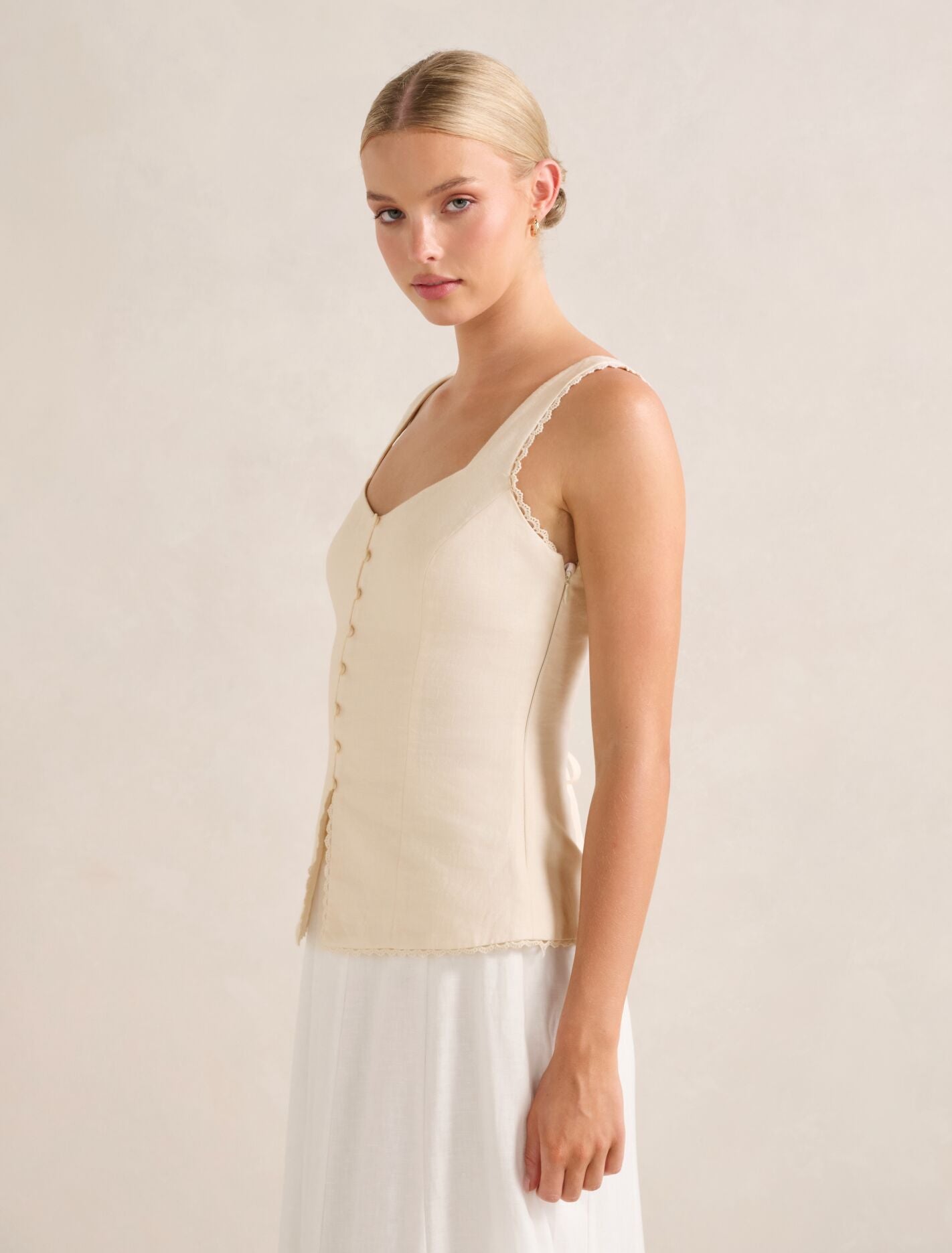 Cinzia Trim Detail Top Forever New