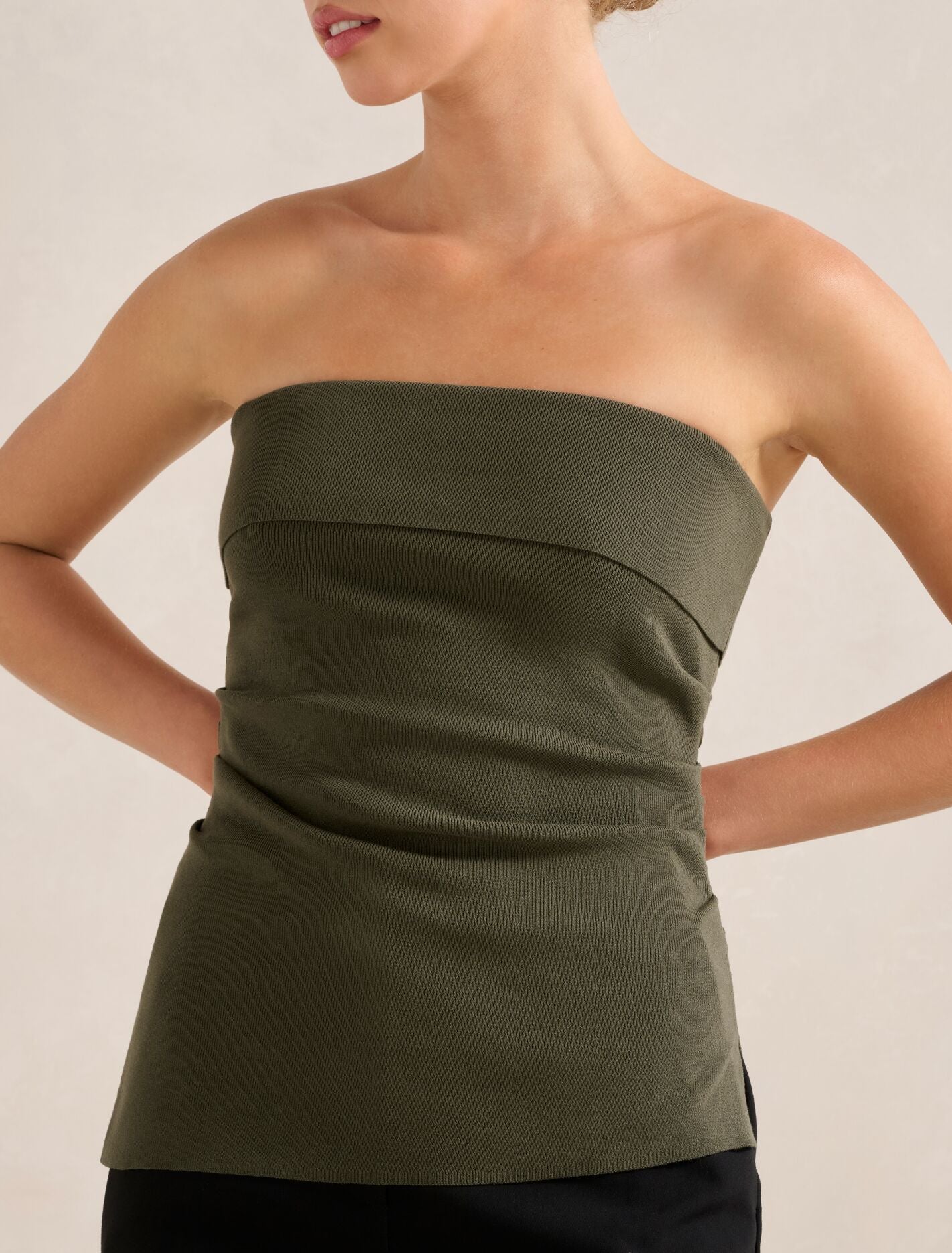 Sofia Asymmetric Knit Top