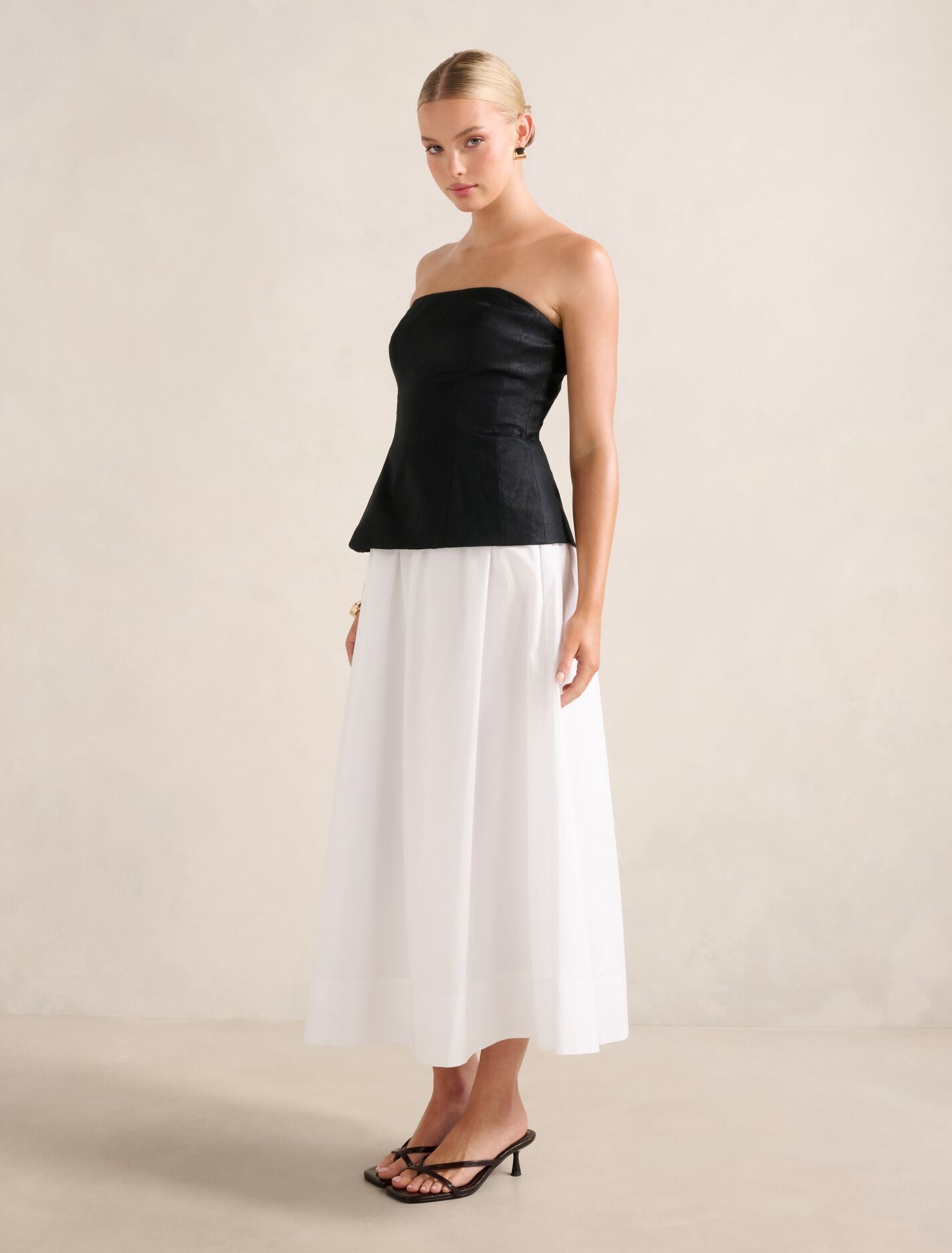 Helena Strapless 2 In 1 Midi Dress