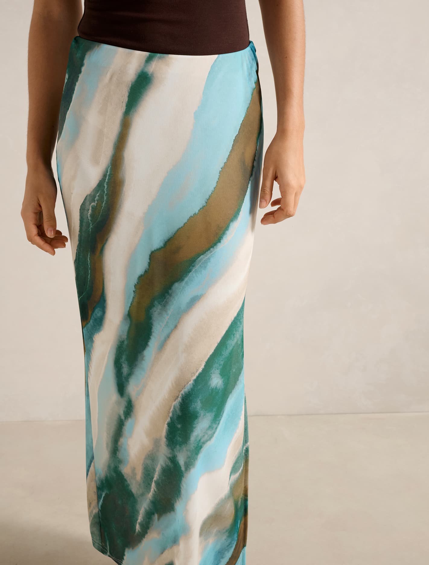 Mia Mesh Maxi Skirt
