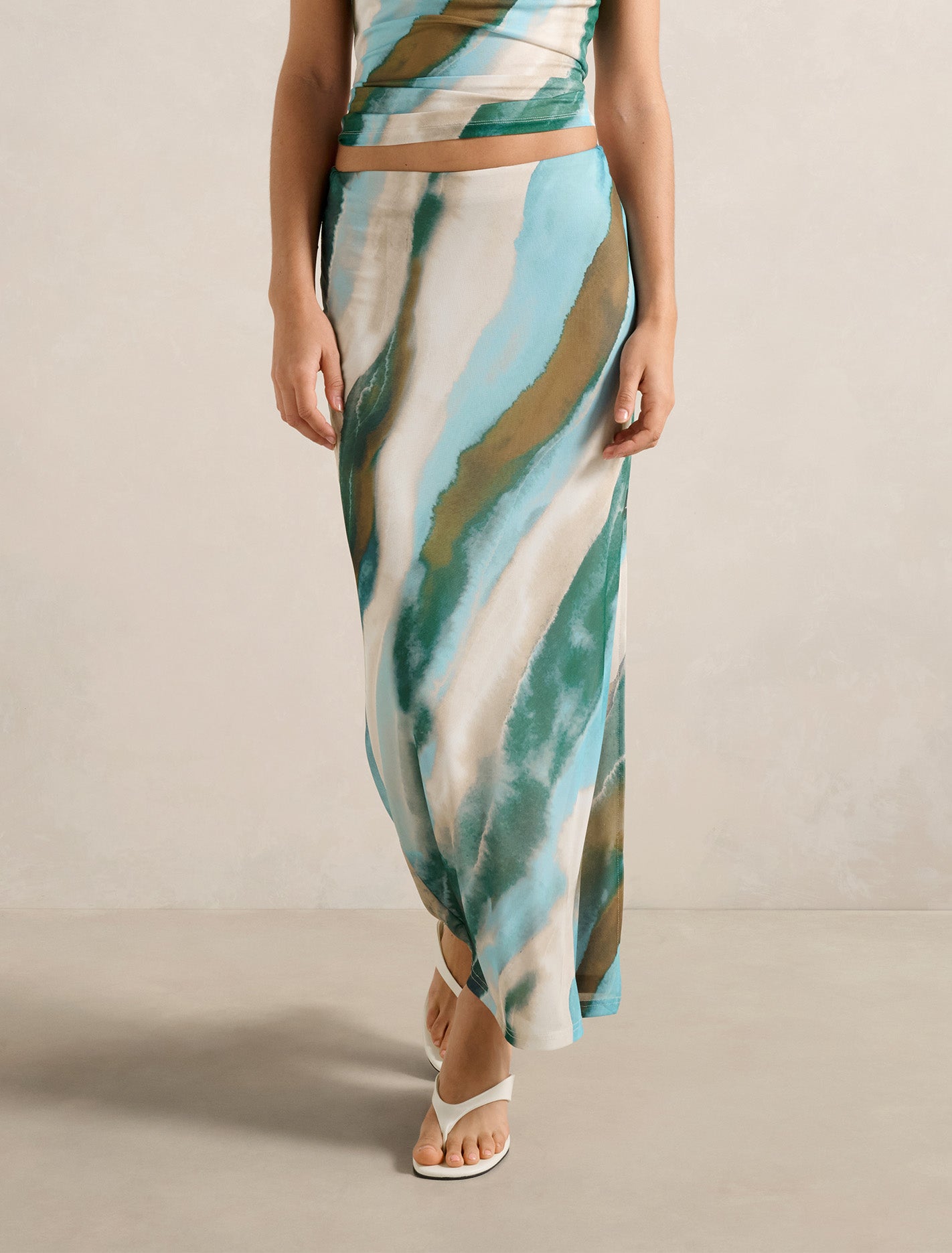 Mia Mesh Maxi Skirt
