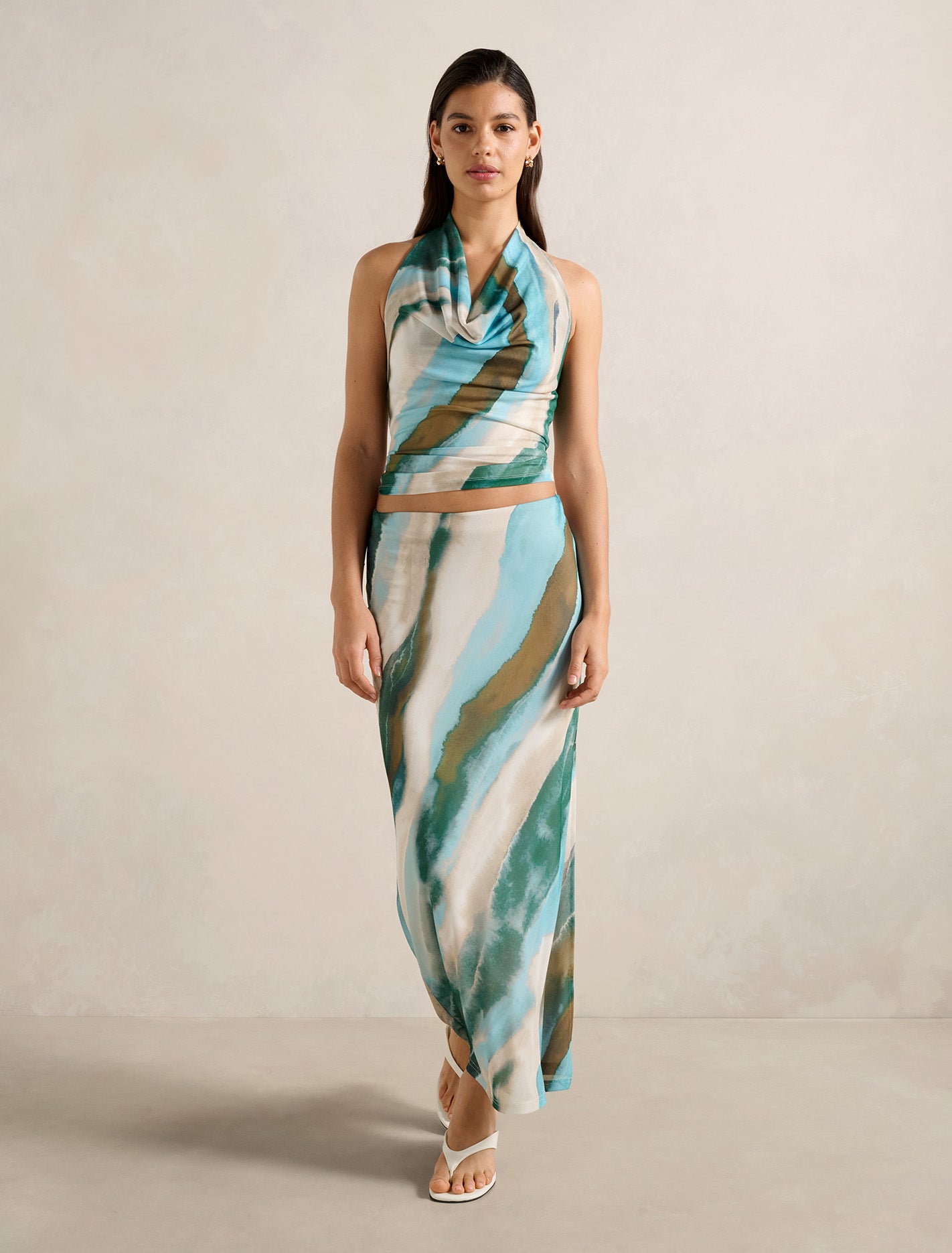 Mia Mesh Maxi Skirt