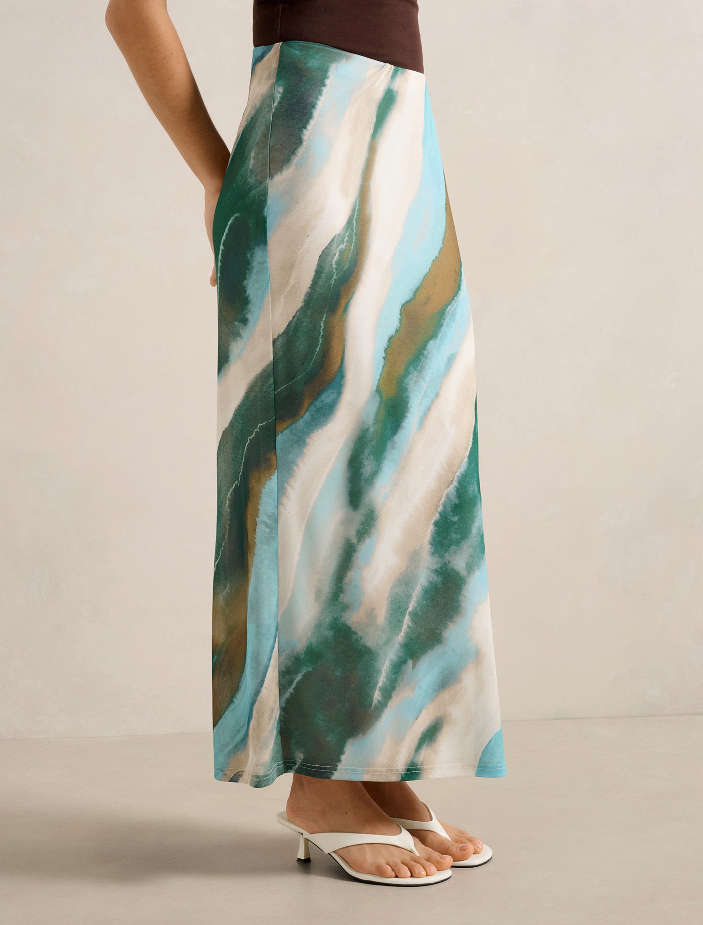 Mia Mesh Maxi Skirt