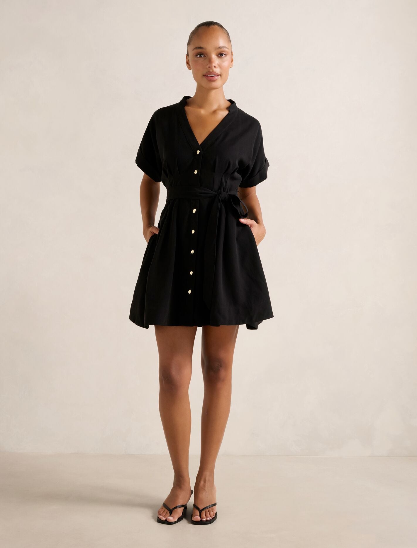 Brydie Belted Mini Dress