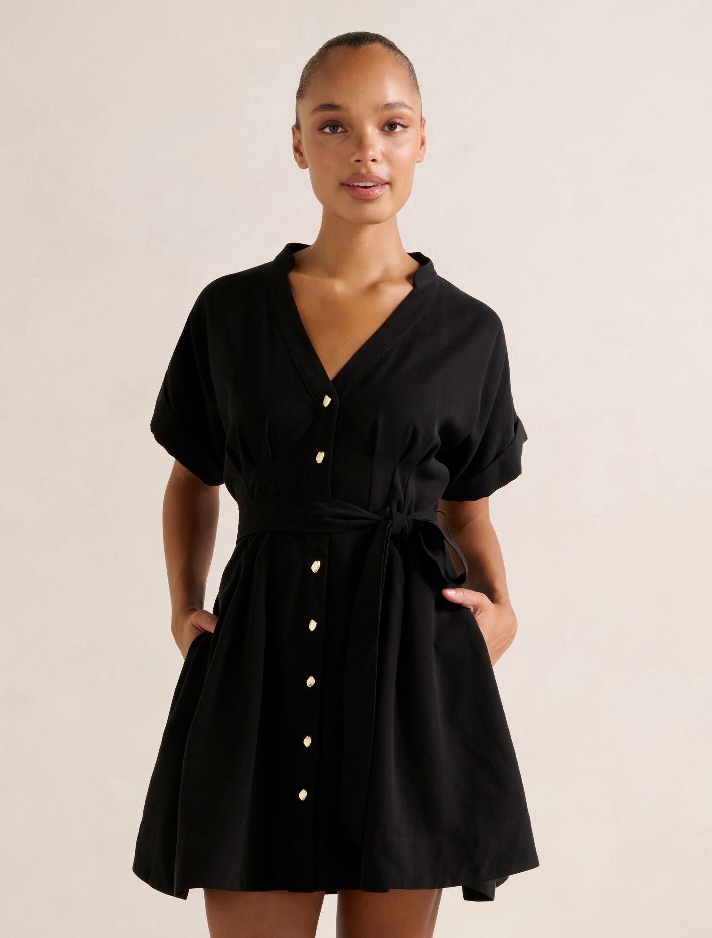Brydie Belted Mini Dress