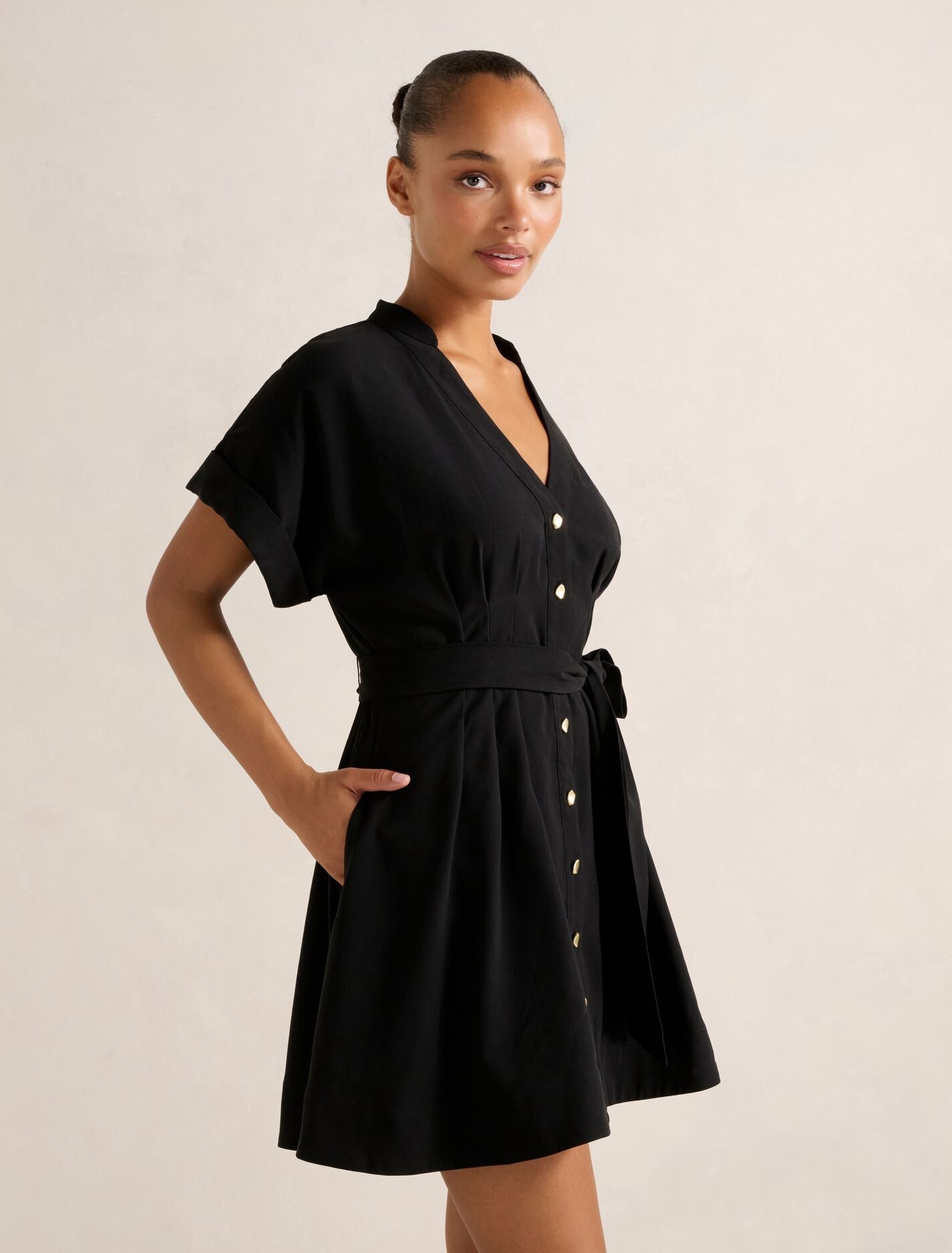 Brydie Belted Mini Dress