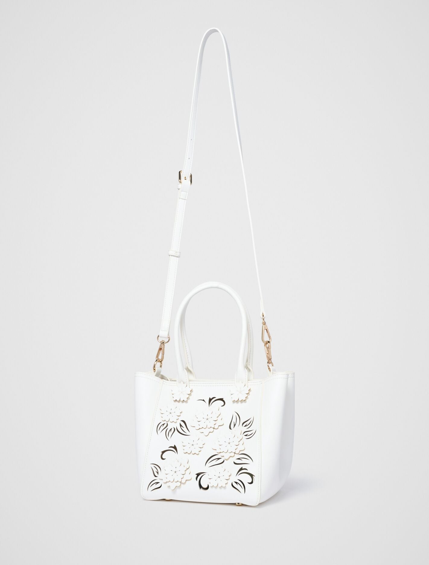 Clementine Cutout Floral Tote Bag Forever New