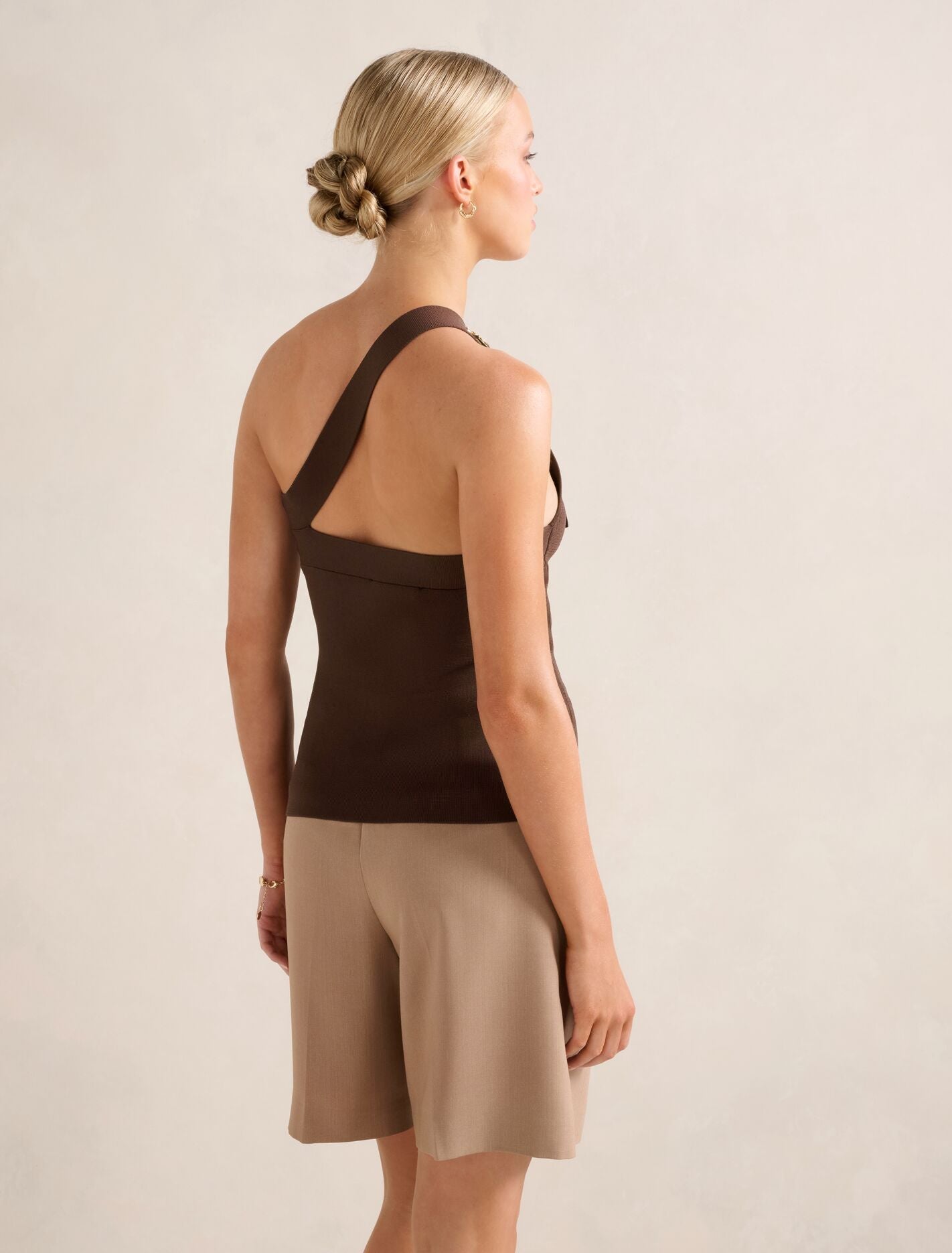Monroe Asymmetric Knit Top