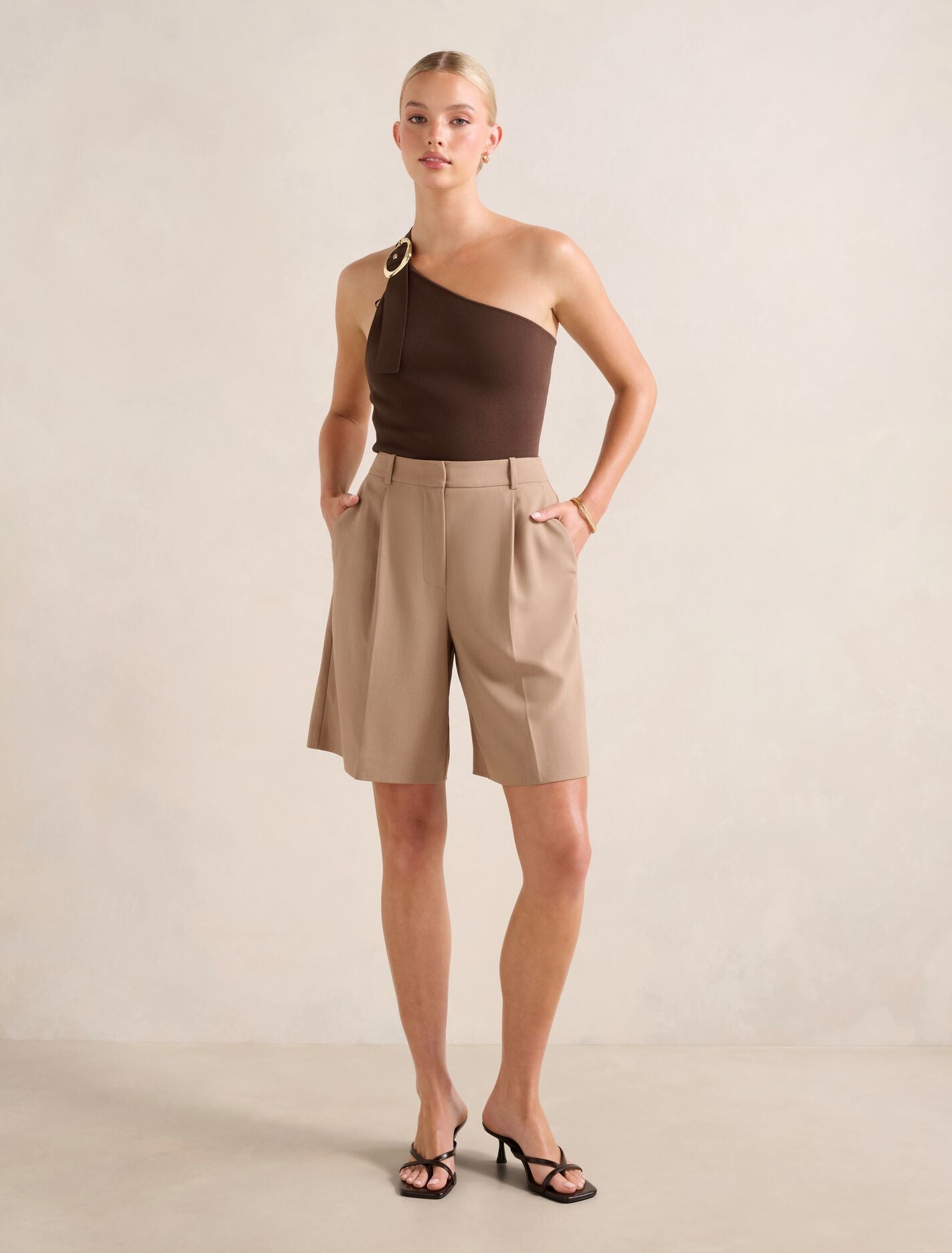 Monroe Asymmetric Knit Top