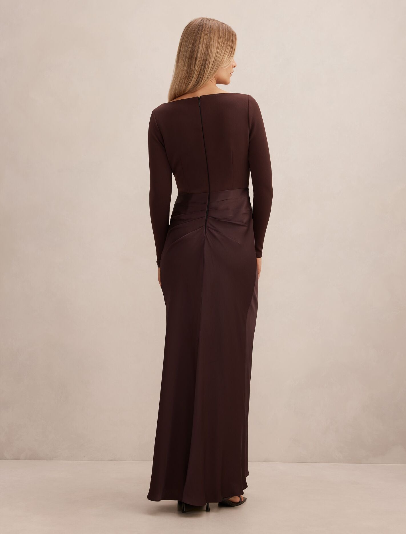 Briella Boat Neck Drape Maxi Dress Forever New