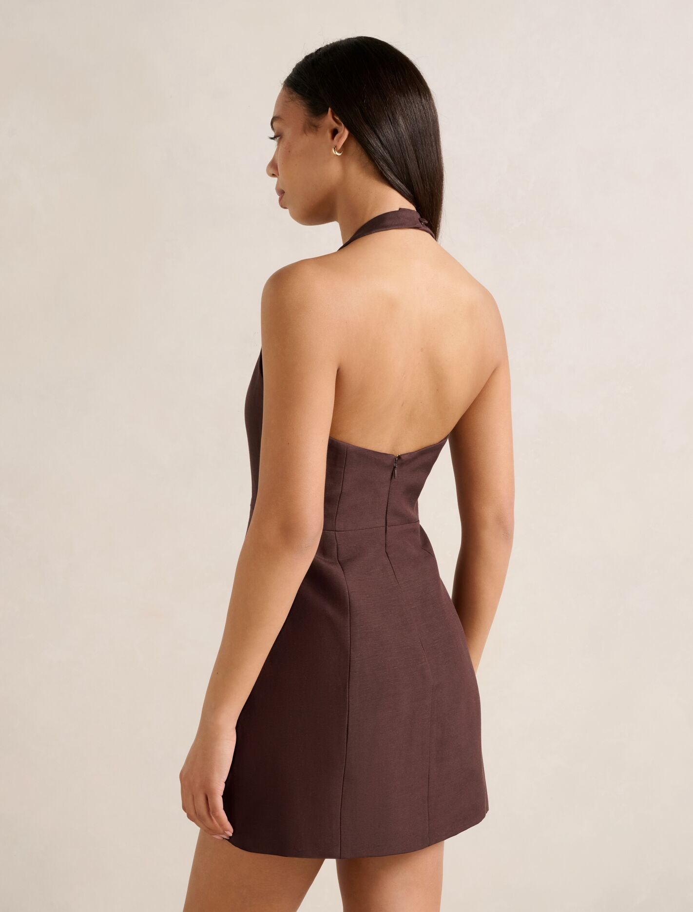 Corinna Halter Mini Dress Forever New
