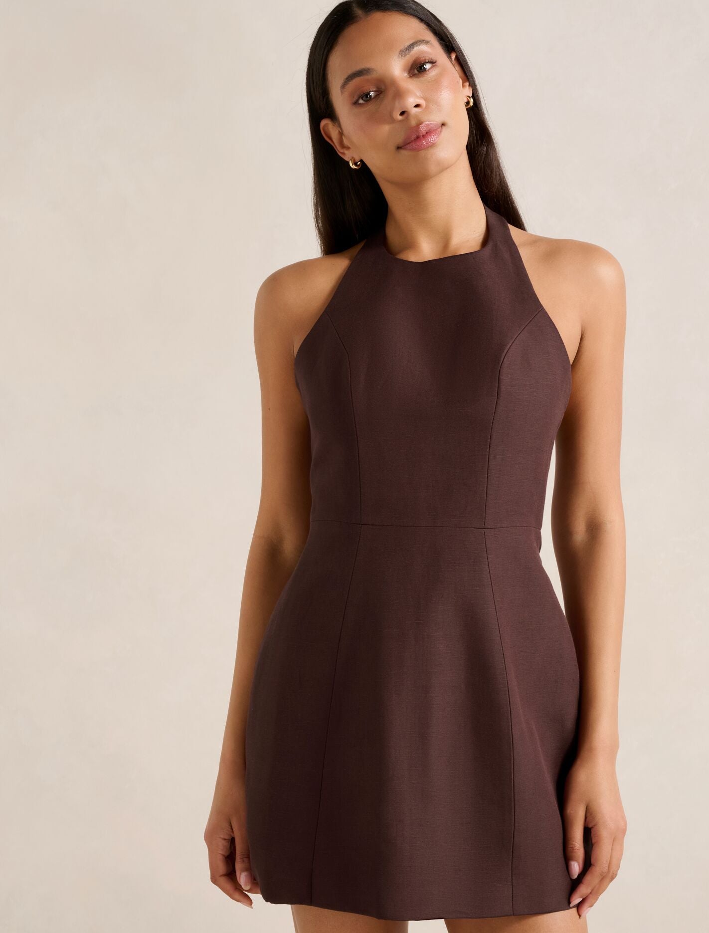 Corinna Halter Mini Dress Forever New