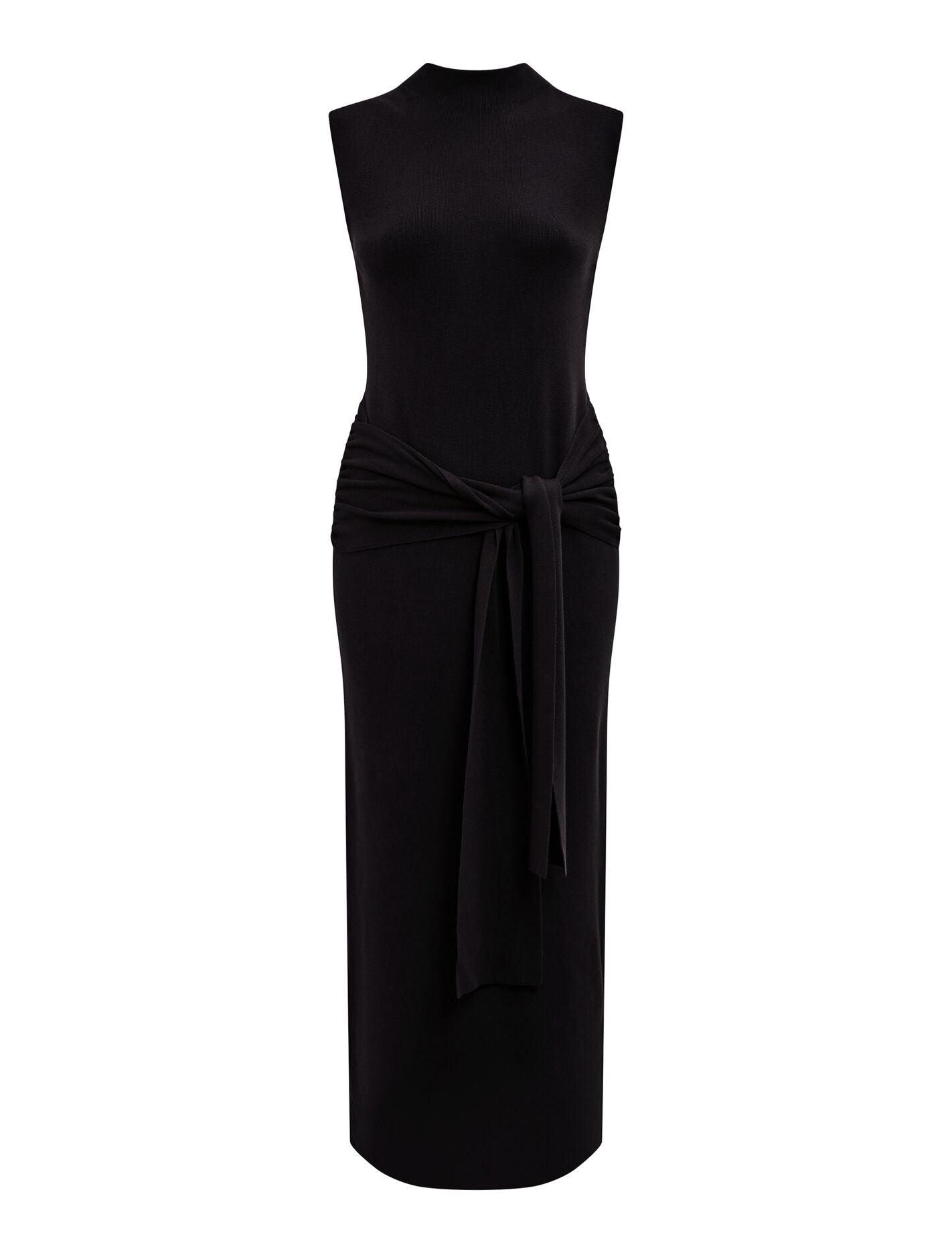 Margot Wrap Detail Knit Midi Dress