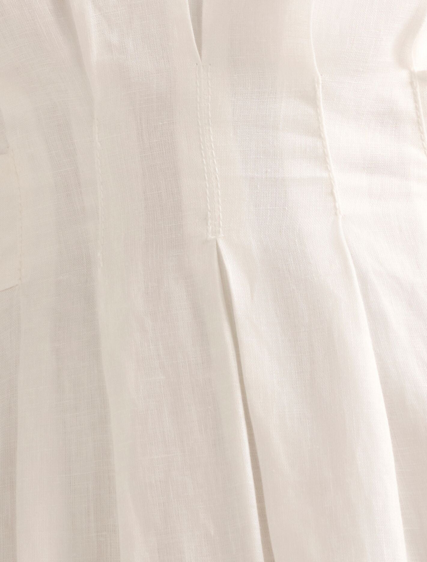 Rosie Linen Sleeveless Tuck Midi Dress Forever New