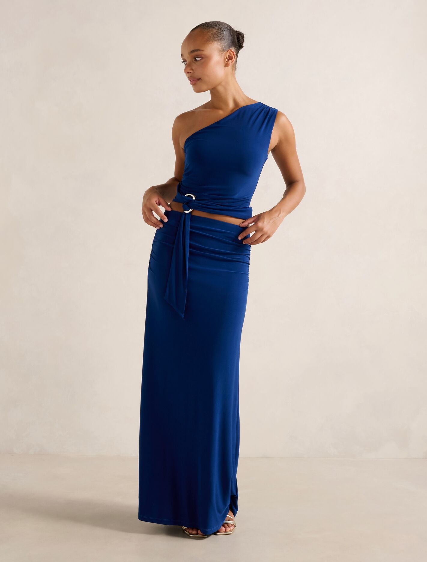 Mimi Flute Maxi Skirt Forever New