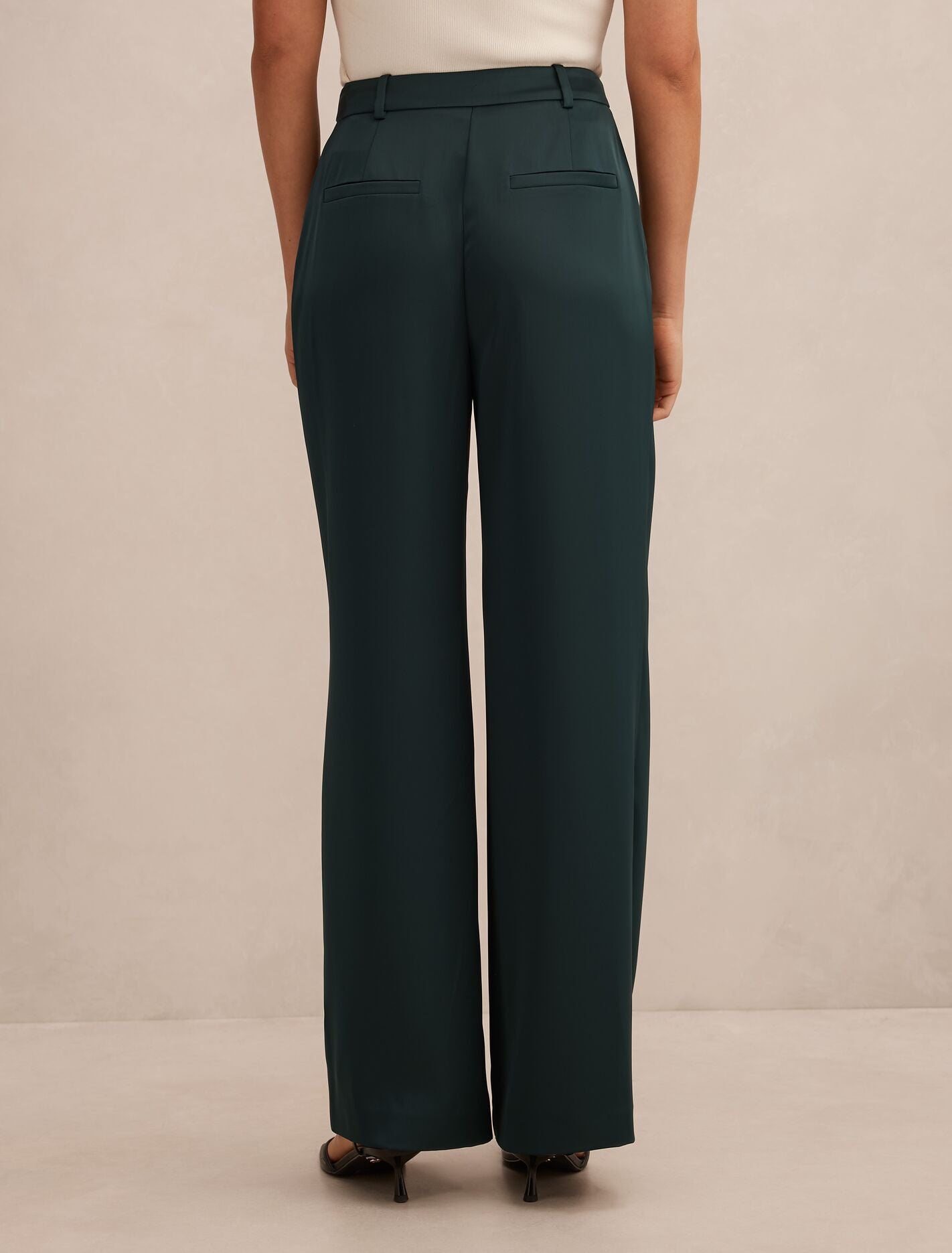 Solana Satin Wide Leg Pants Forever New