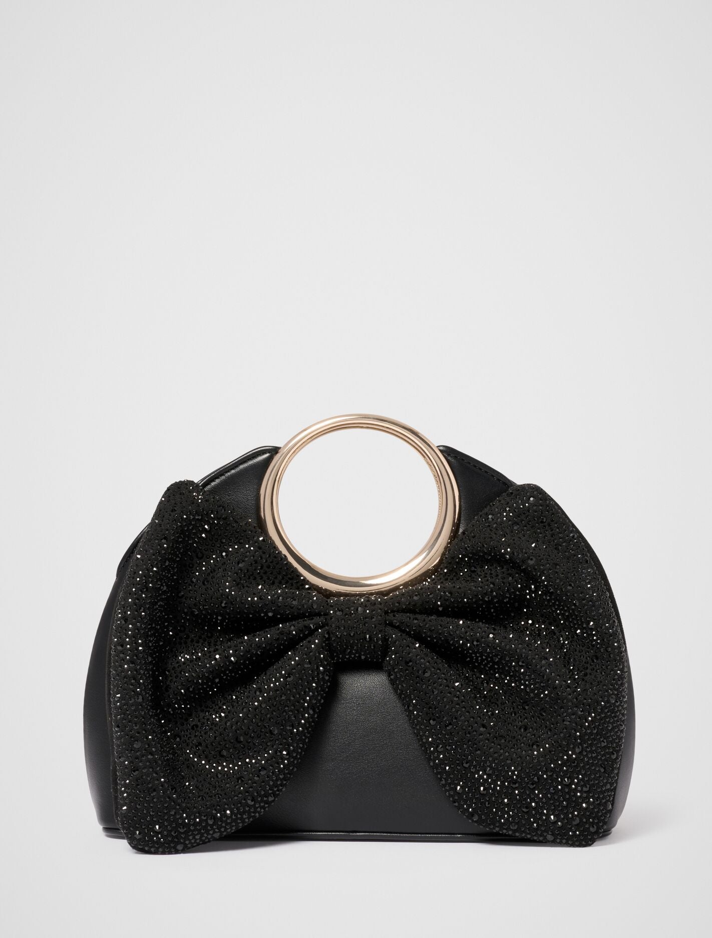 Sandra Round Handle Bow Clutch Forever New