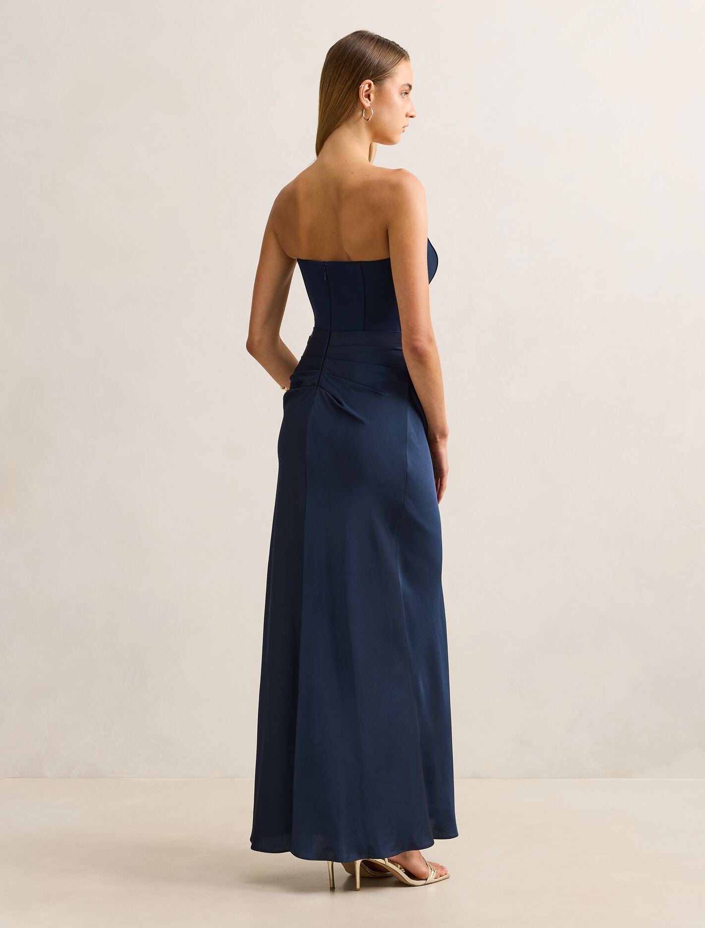 Isra Drape Strapless Maxi Dress Forever New