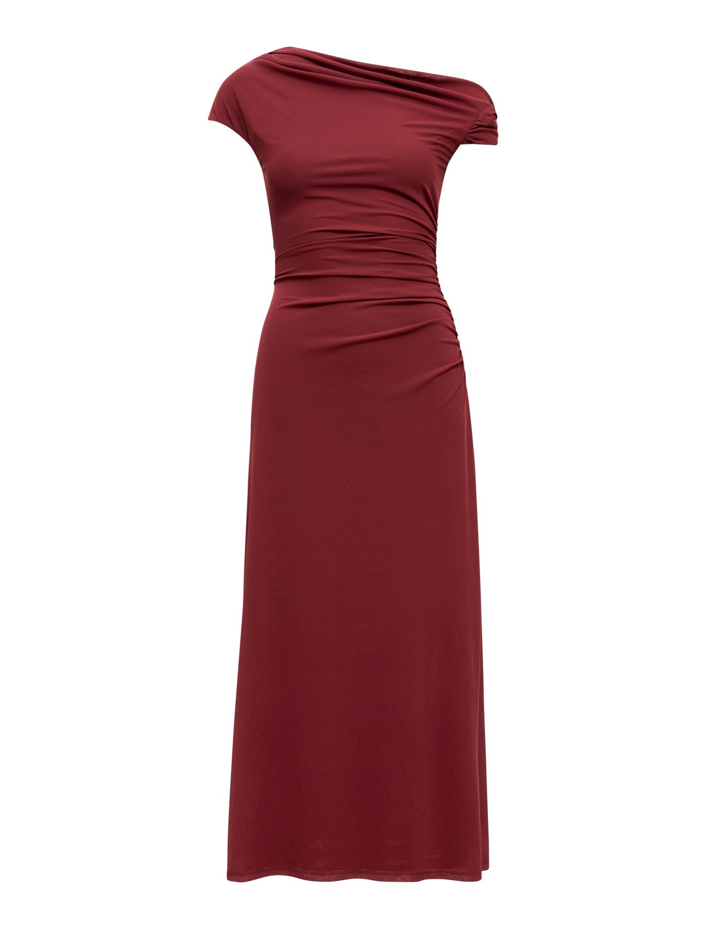 Paris Draped Mesh Midi Dress Forever New