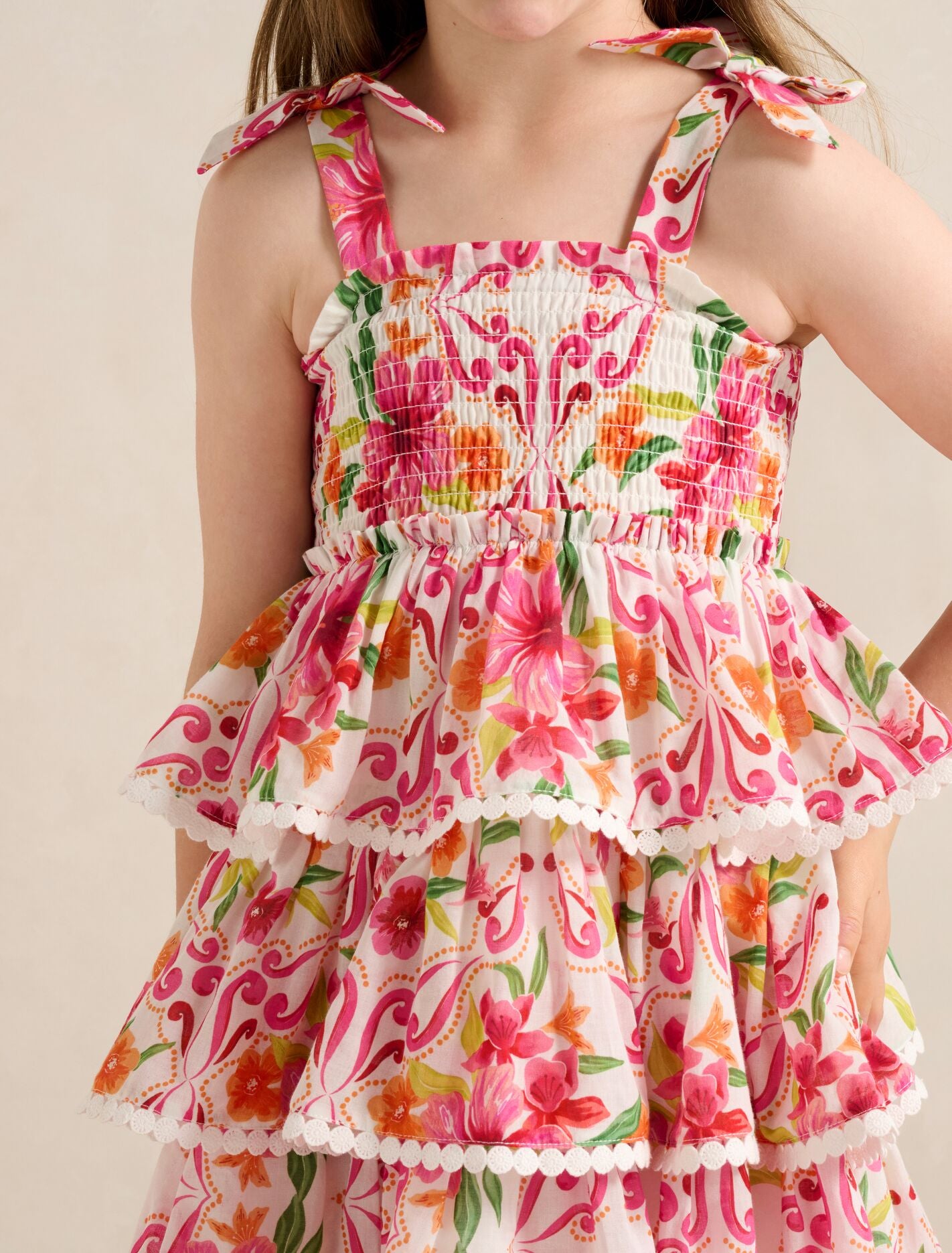 Malia Girls Tiered Dress Forever New