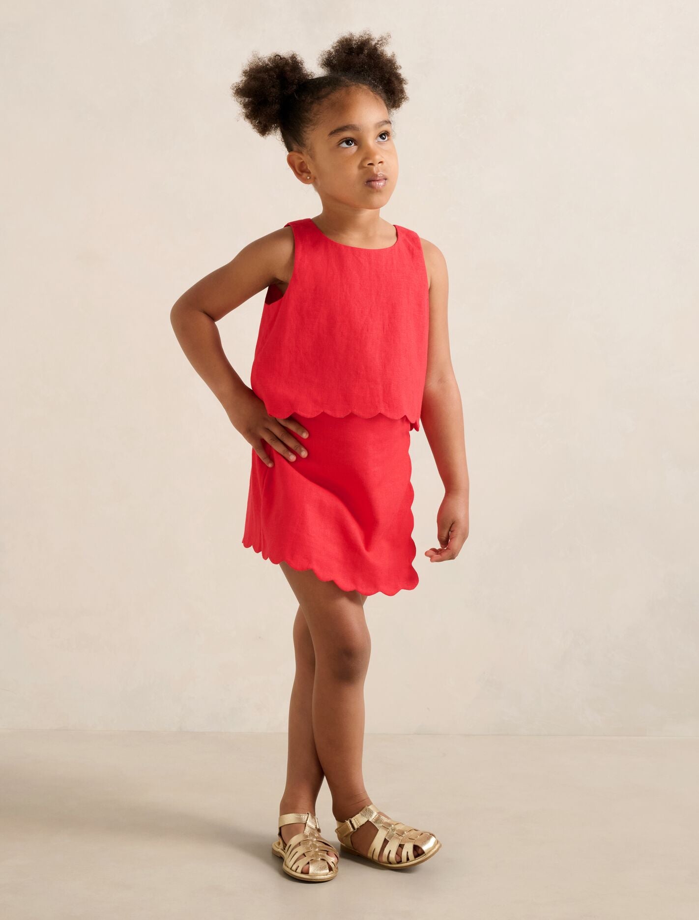 Aria Girls Scalloped Skort Forever New