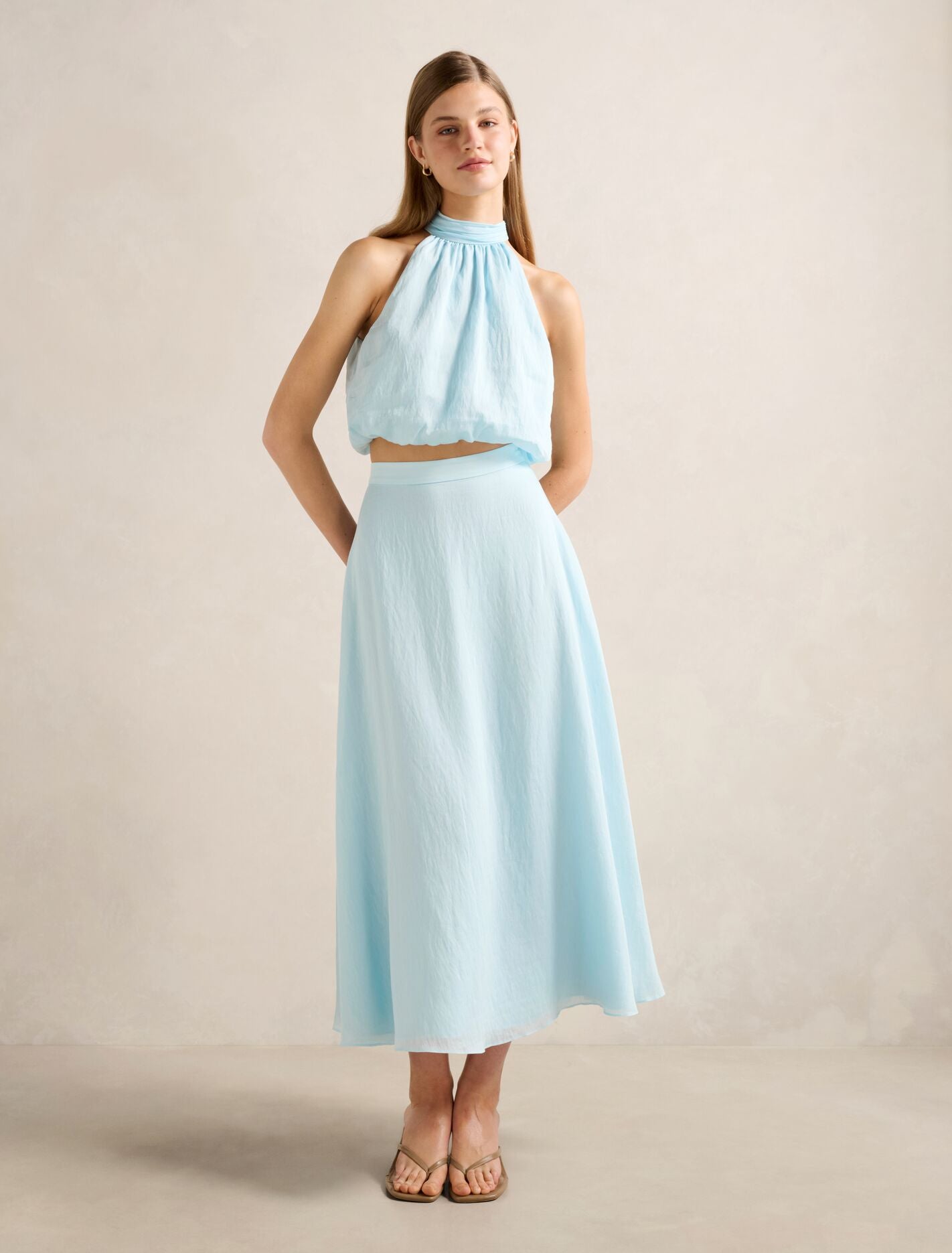 Maisie Halter Tie Up Top