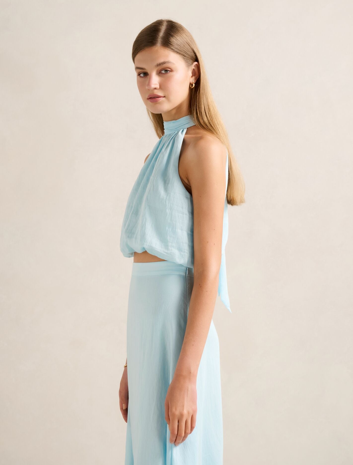 Maisie Halter Tie Up Top