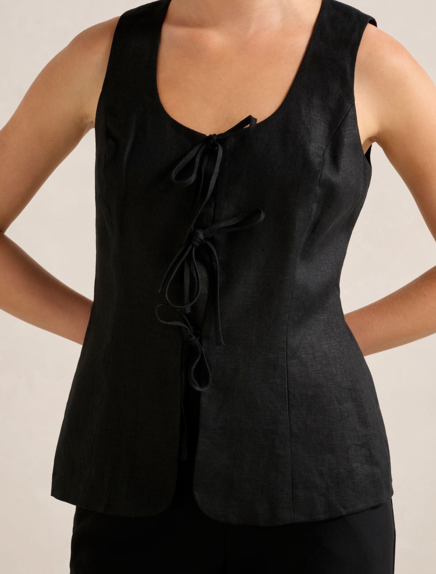 Tia Tie Front Waistcoat