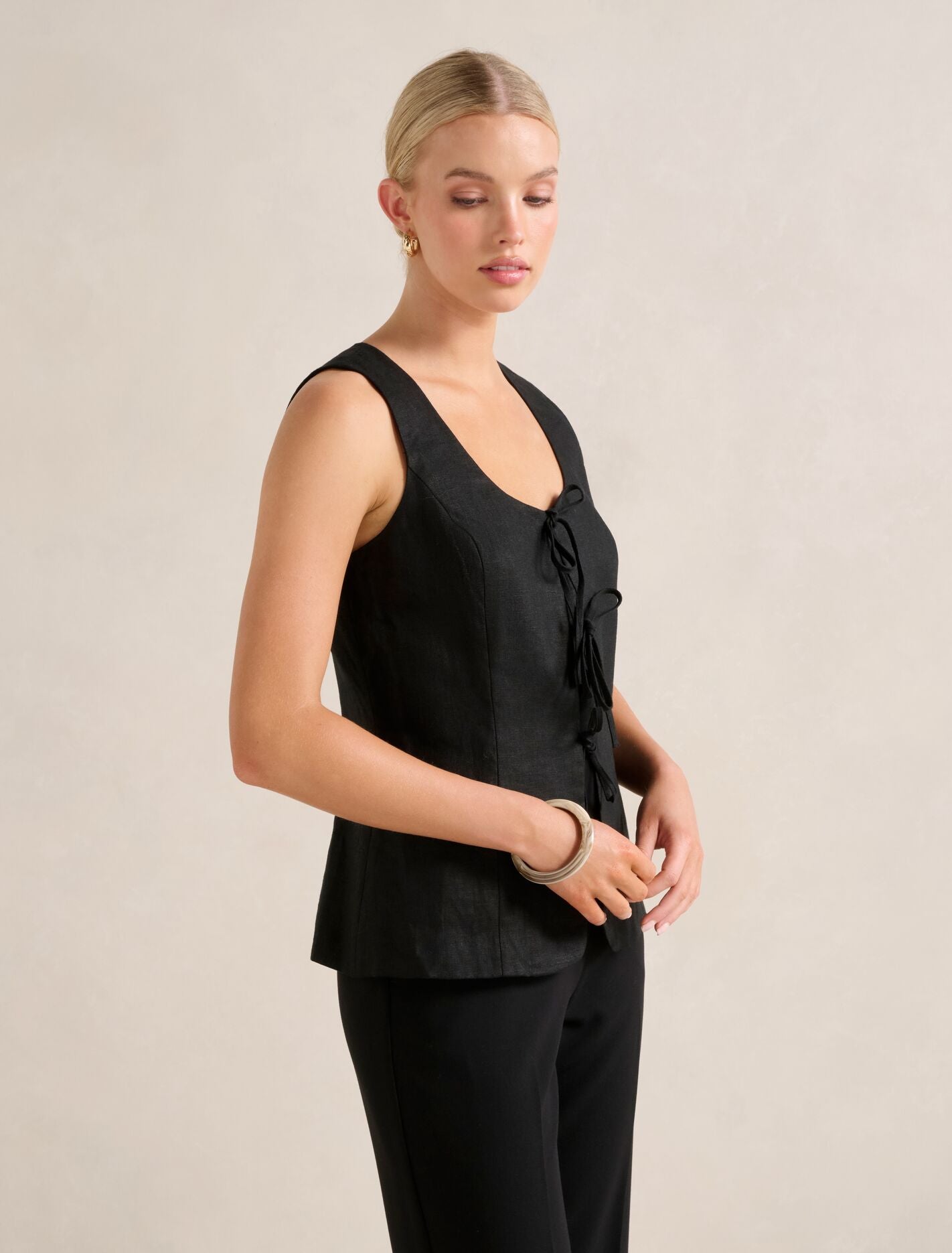 Tia Tie Front Waistcoat