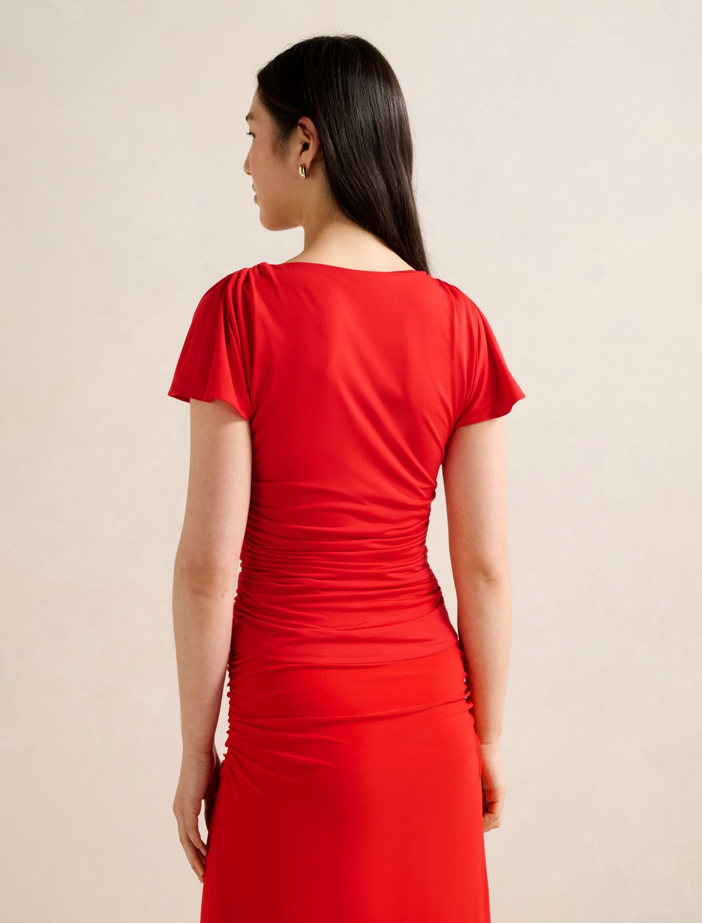 Stormi Spliced Shoulder Top