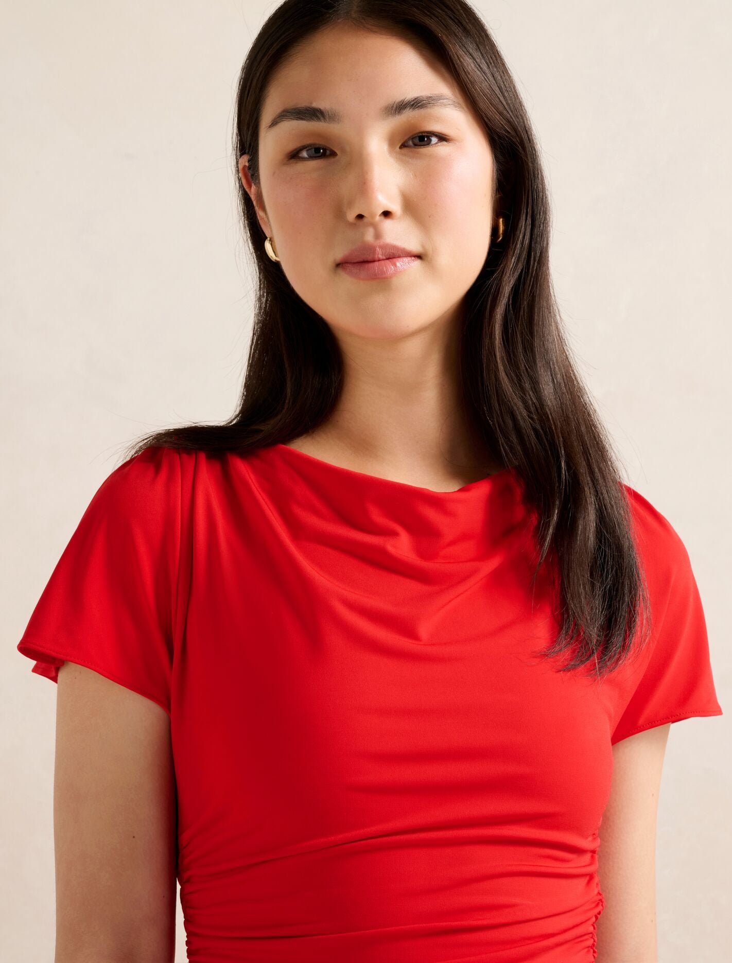 Stormi Spliced Shoulder Top