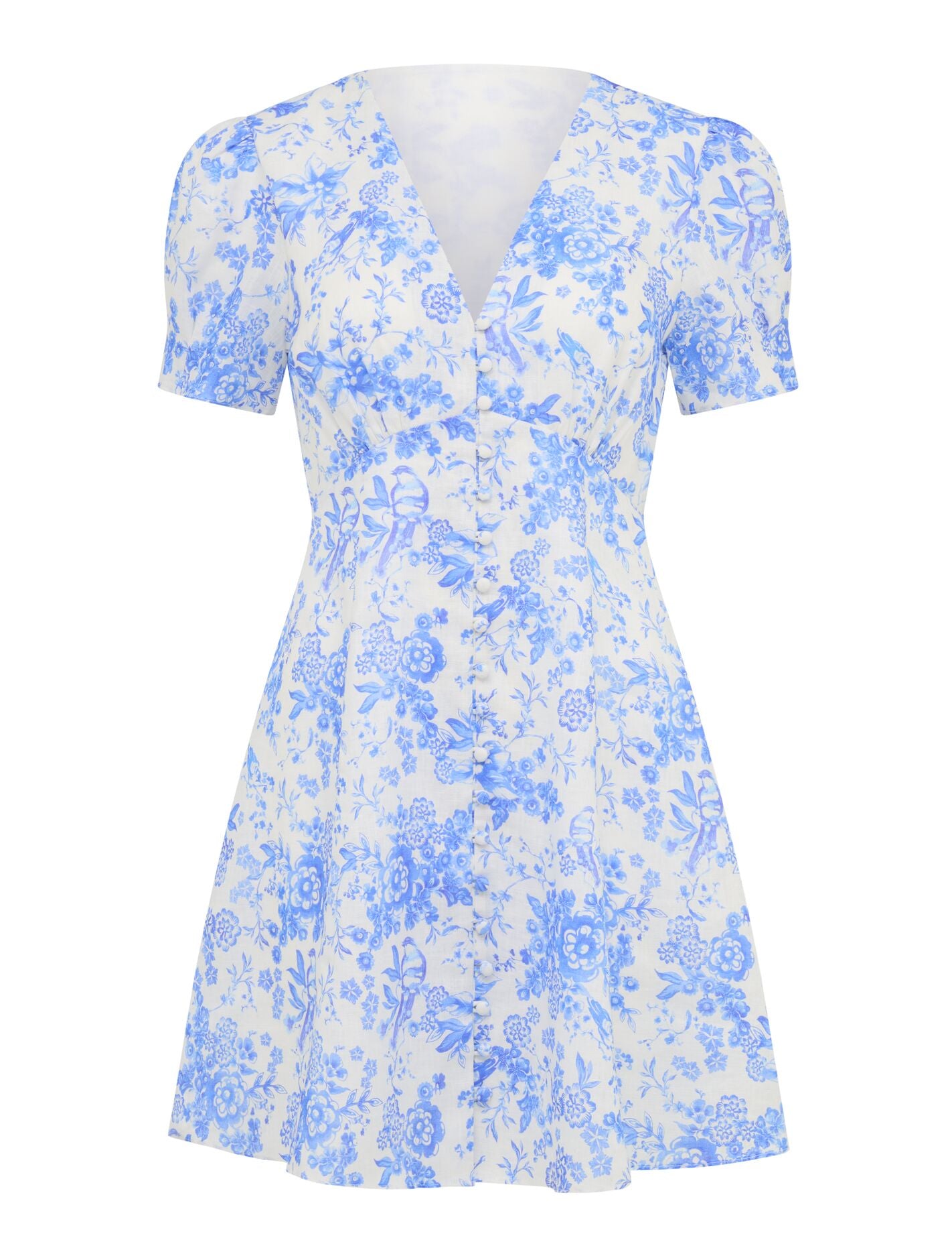 Saffron Linen Mini Dress