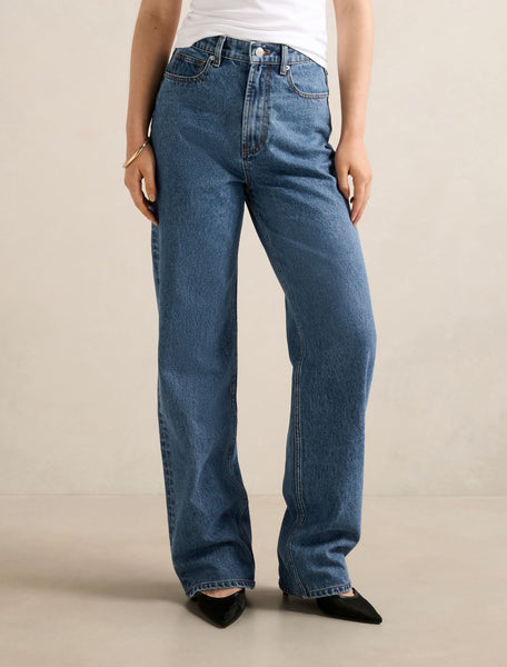 Cloe Straight Leg Jeans Mid Wash | Forever New