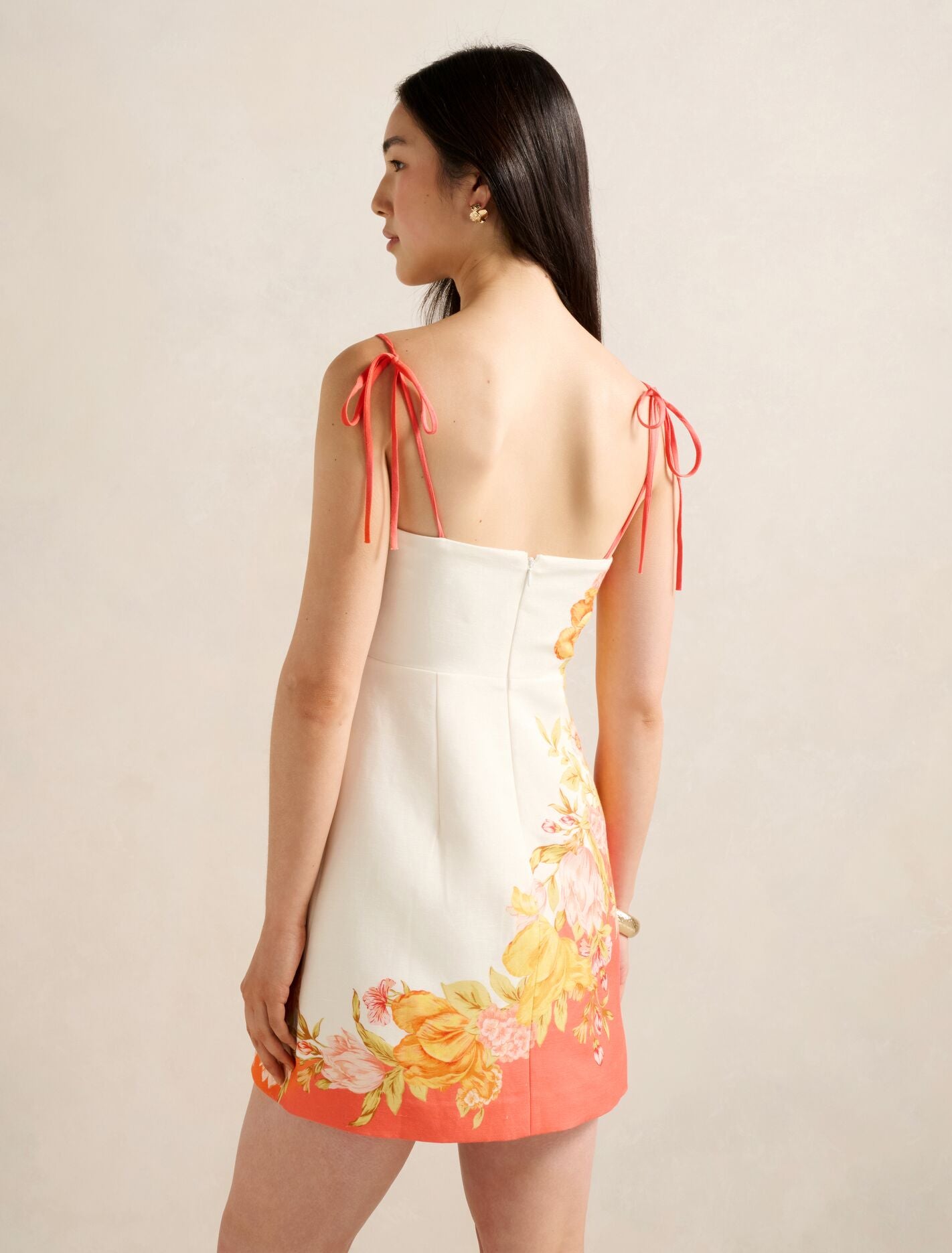 Sinclair Printed Mini Dress Mercia Floral | Forever New