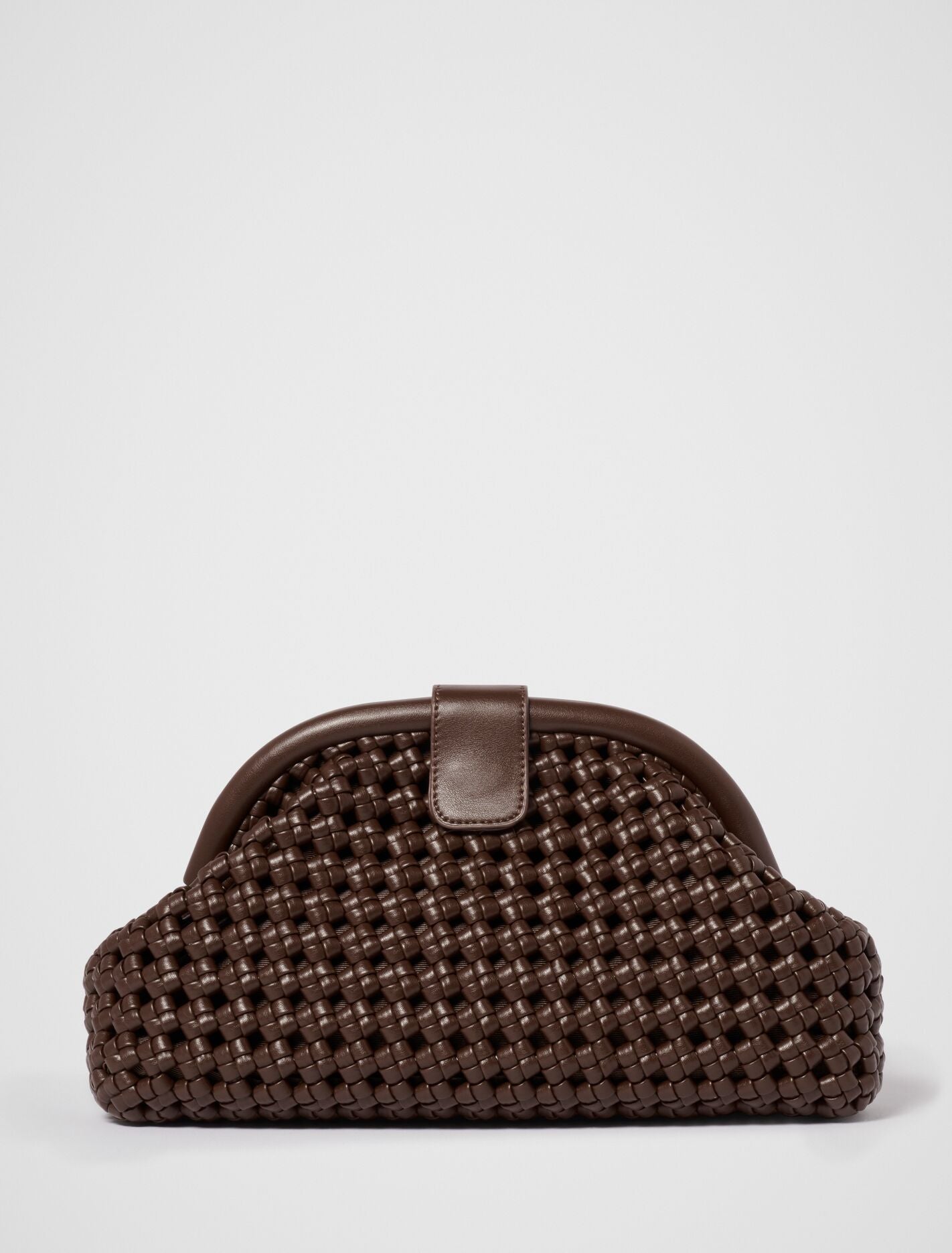 Aspen Open Weave Soft Clutch Forever New