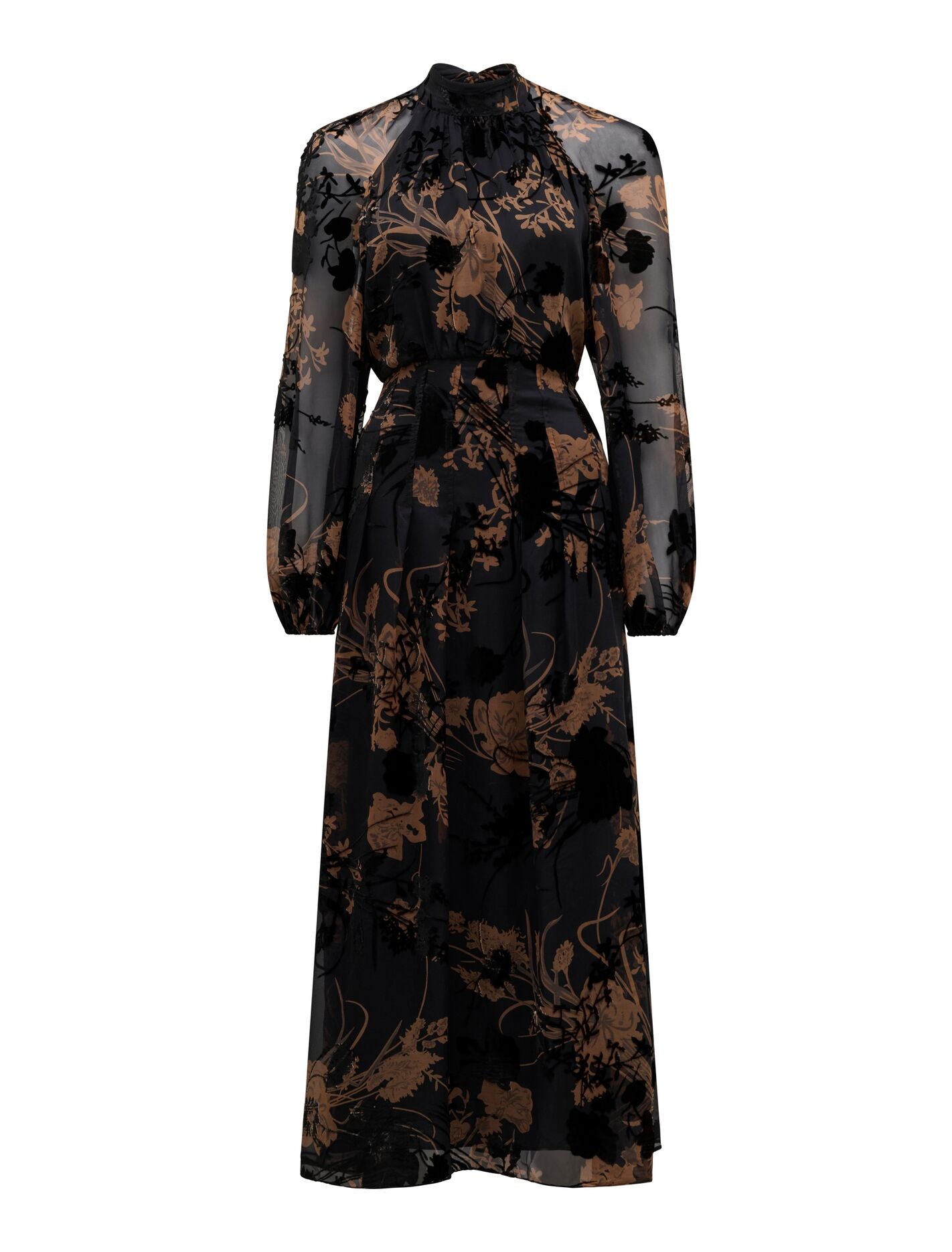 Janelle Velvet Burnout Maxi Dress Forever New