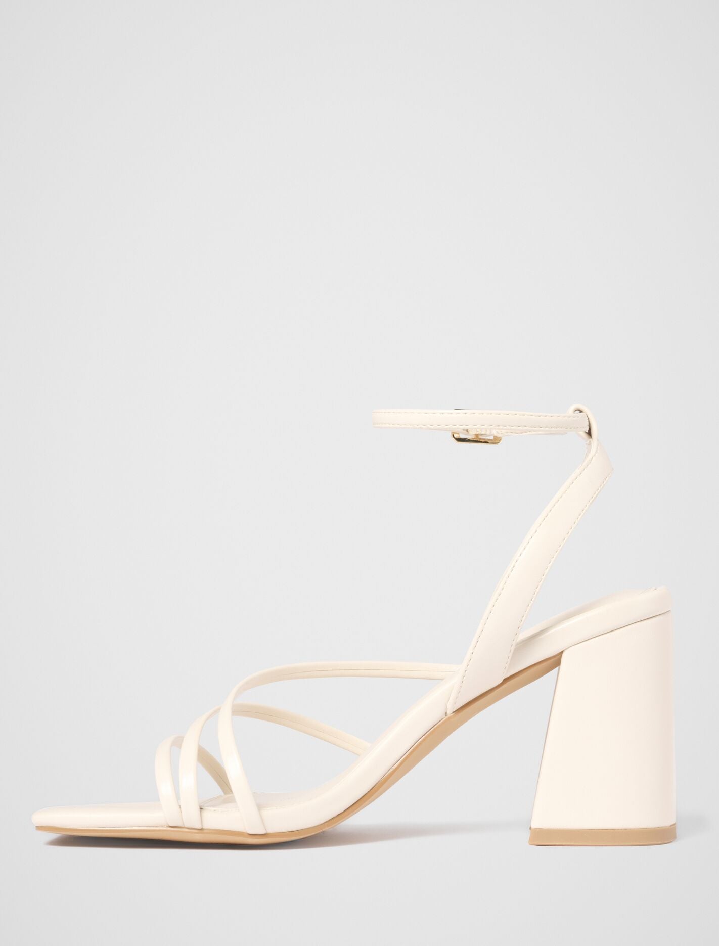 Beth Block Heel Asymmetrical Sandal Forever New