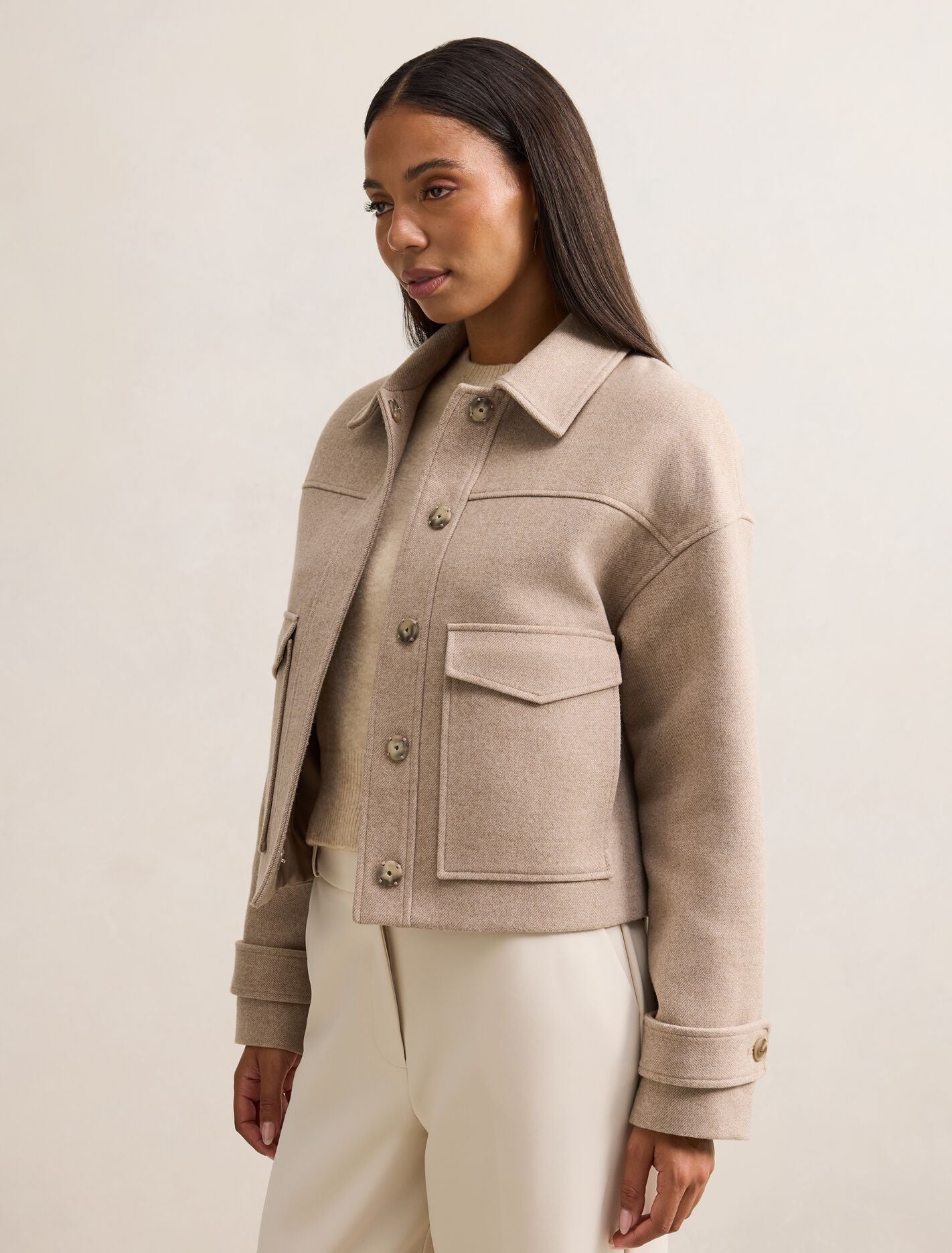 Kelsey Cropped Jacket Forever New