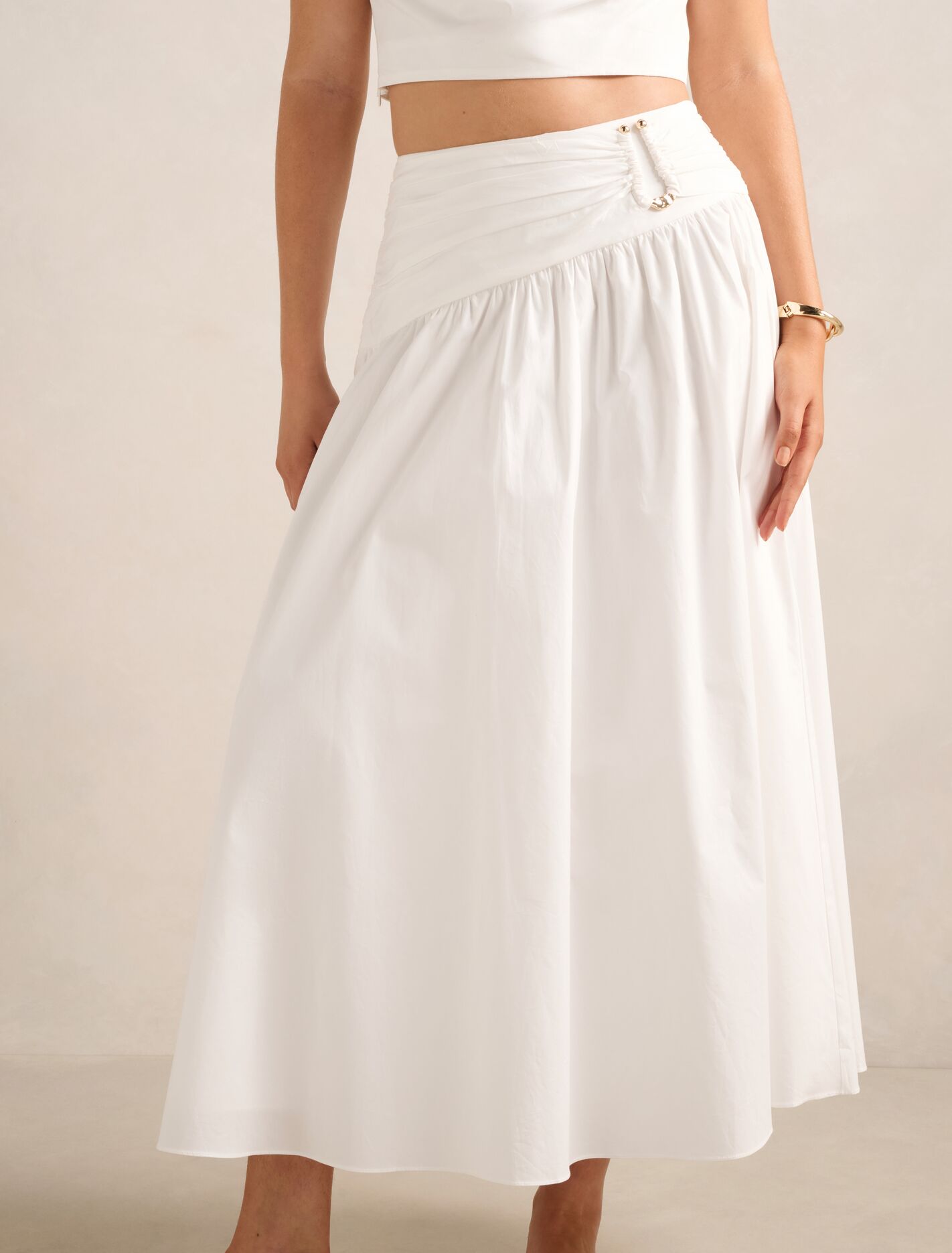 Dottie Hardware Maxi Skirt Forever New